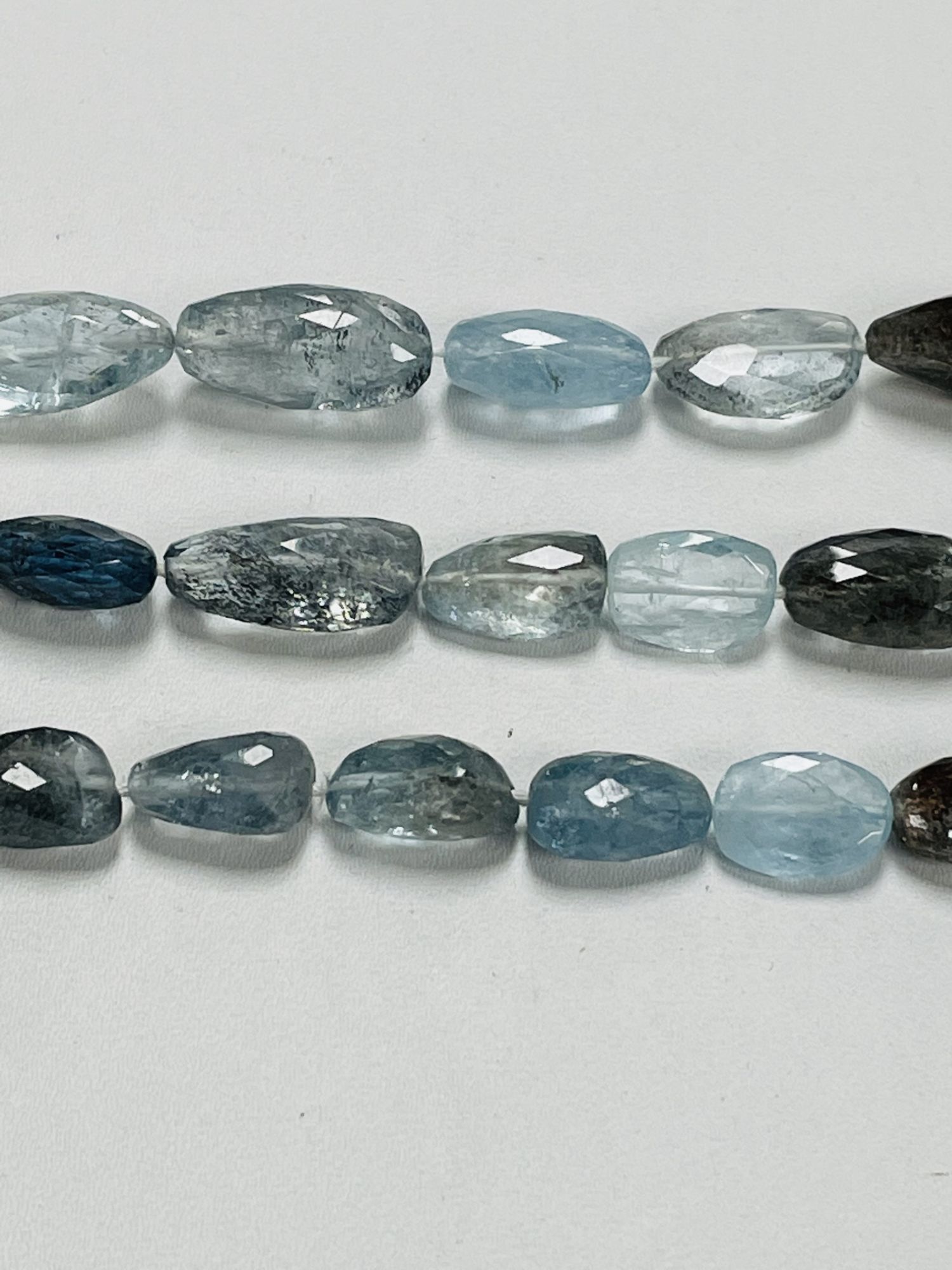 Copper Aquamarine Nugget Faceted