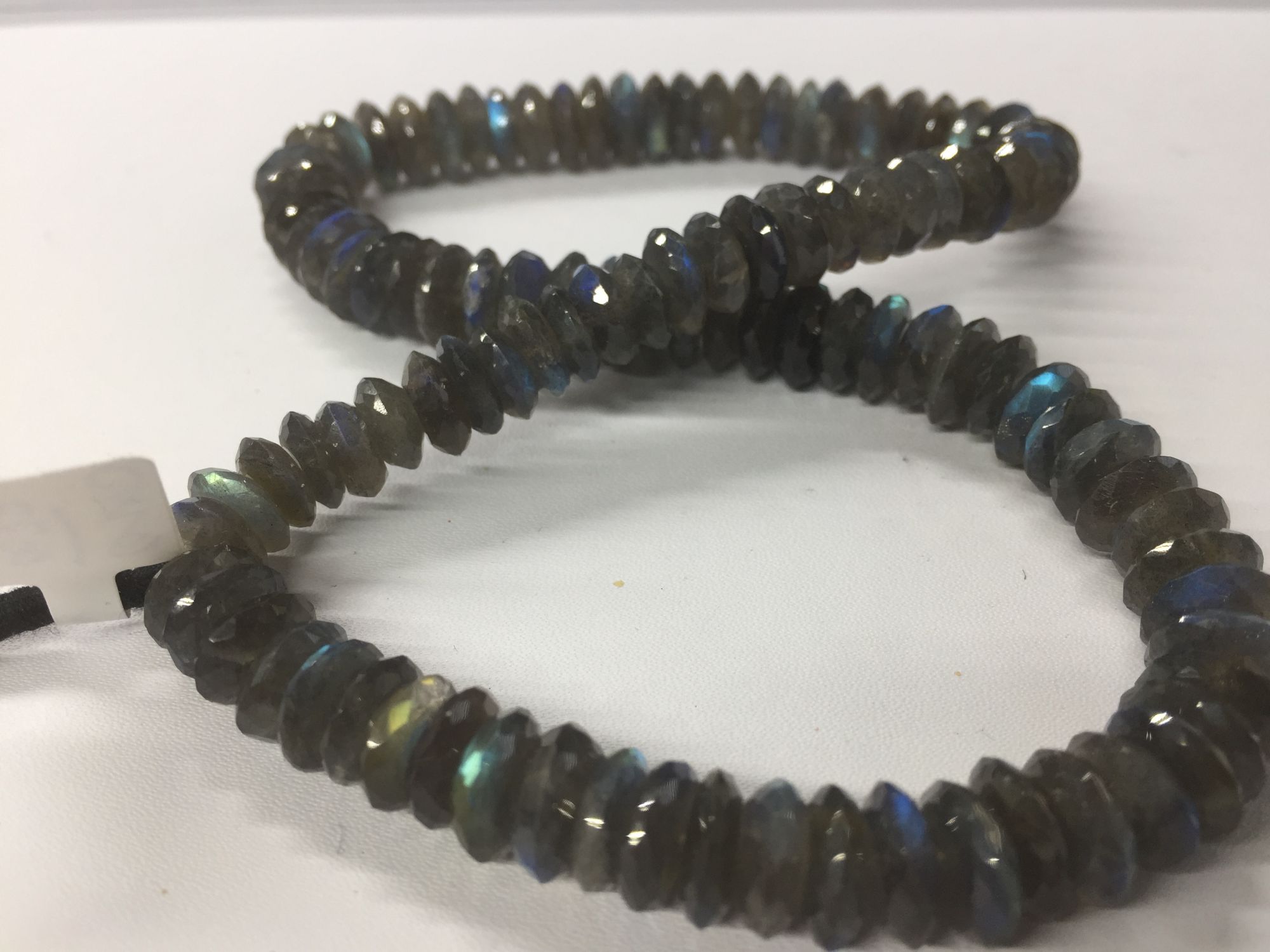 Labradorite Disc Faceted