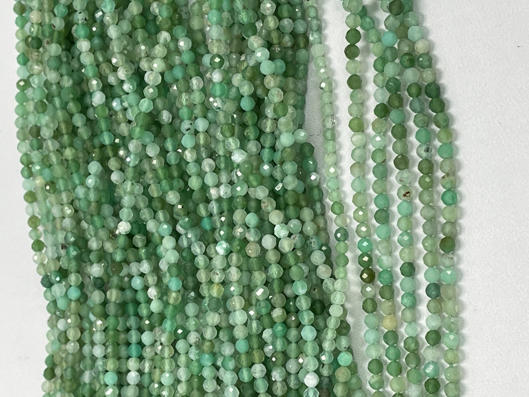 Chrysoprase Rondelle Faceted