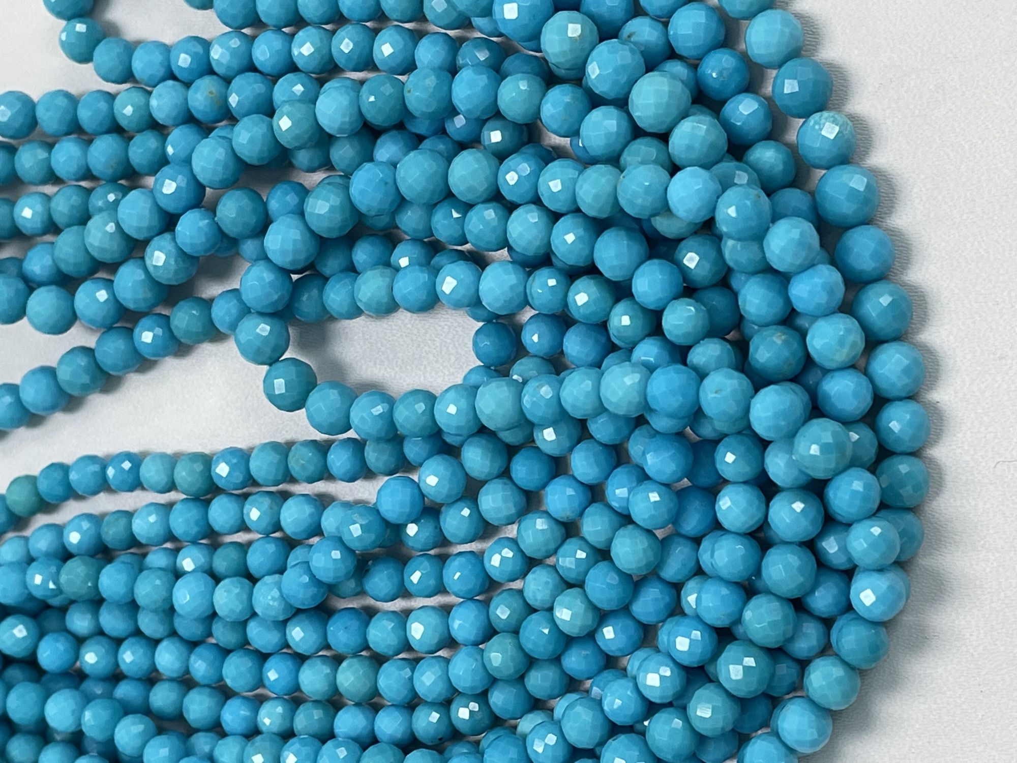 Turquoise Round Faceted