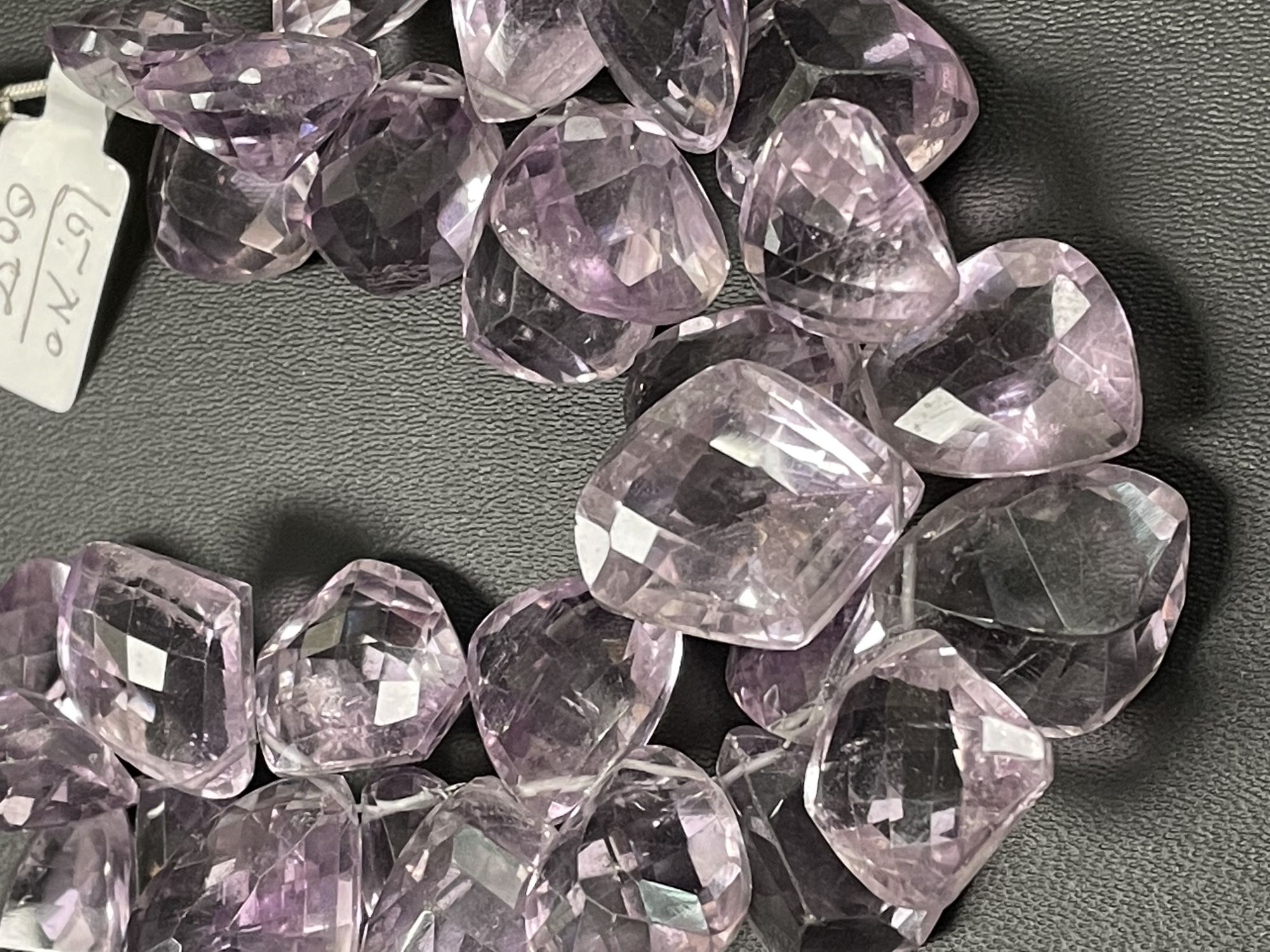 Pink Amethyst Funky Cut Faceted