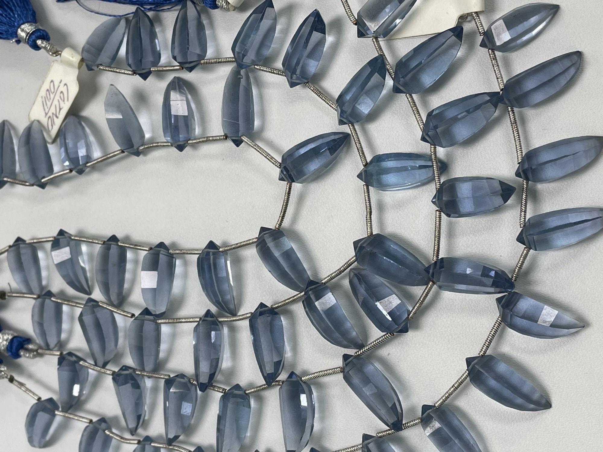 Iolite Hydro Quartz Okra Faceted