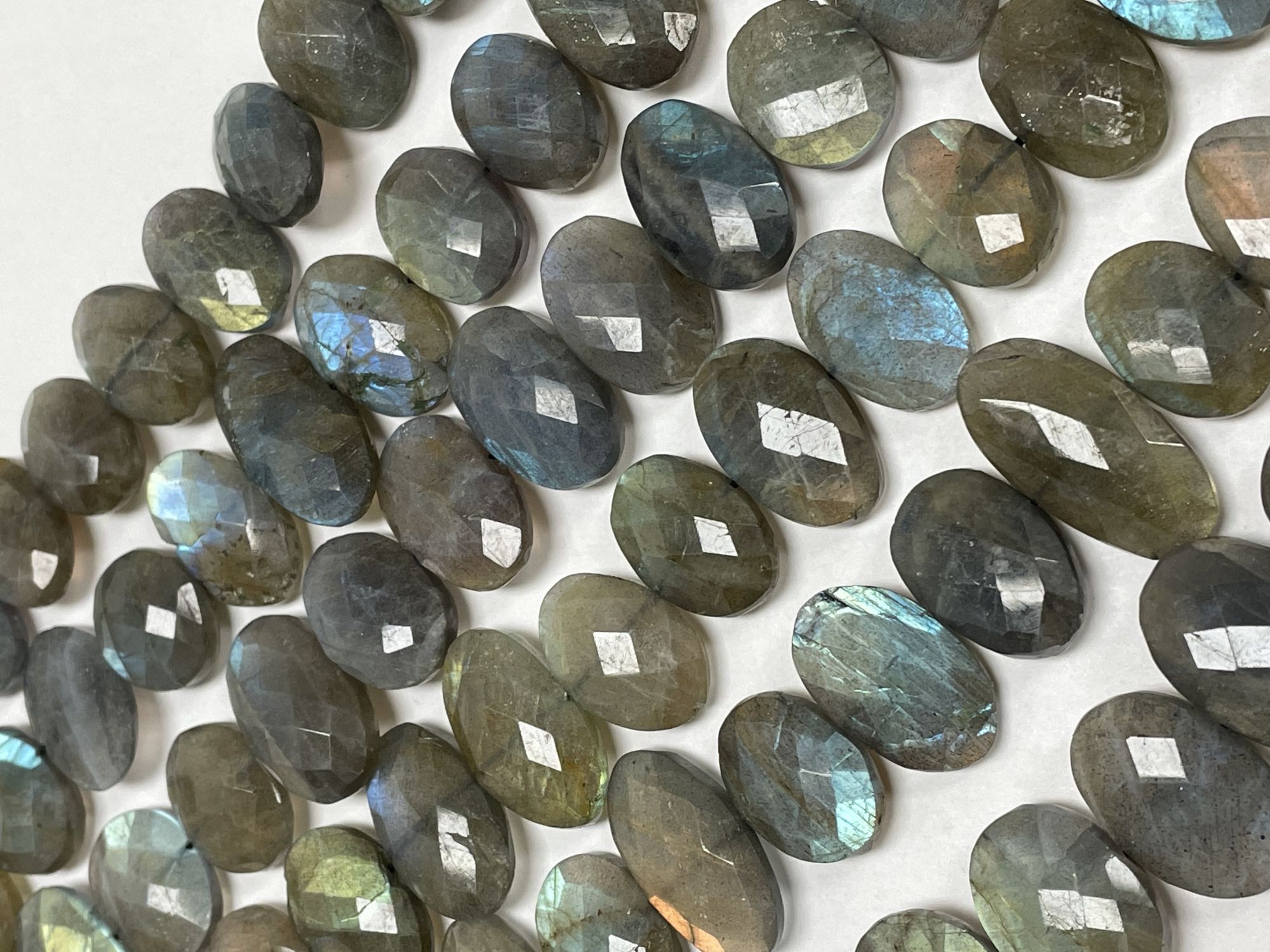 Labradorite Oval Faceted