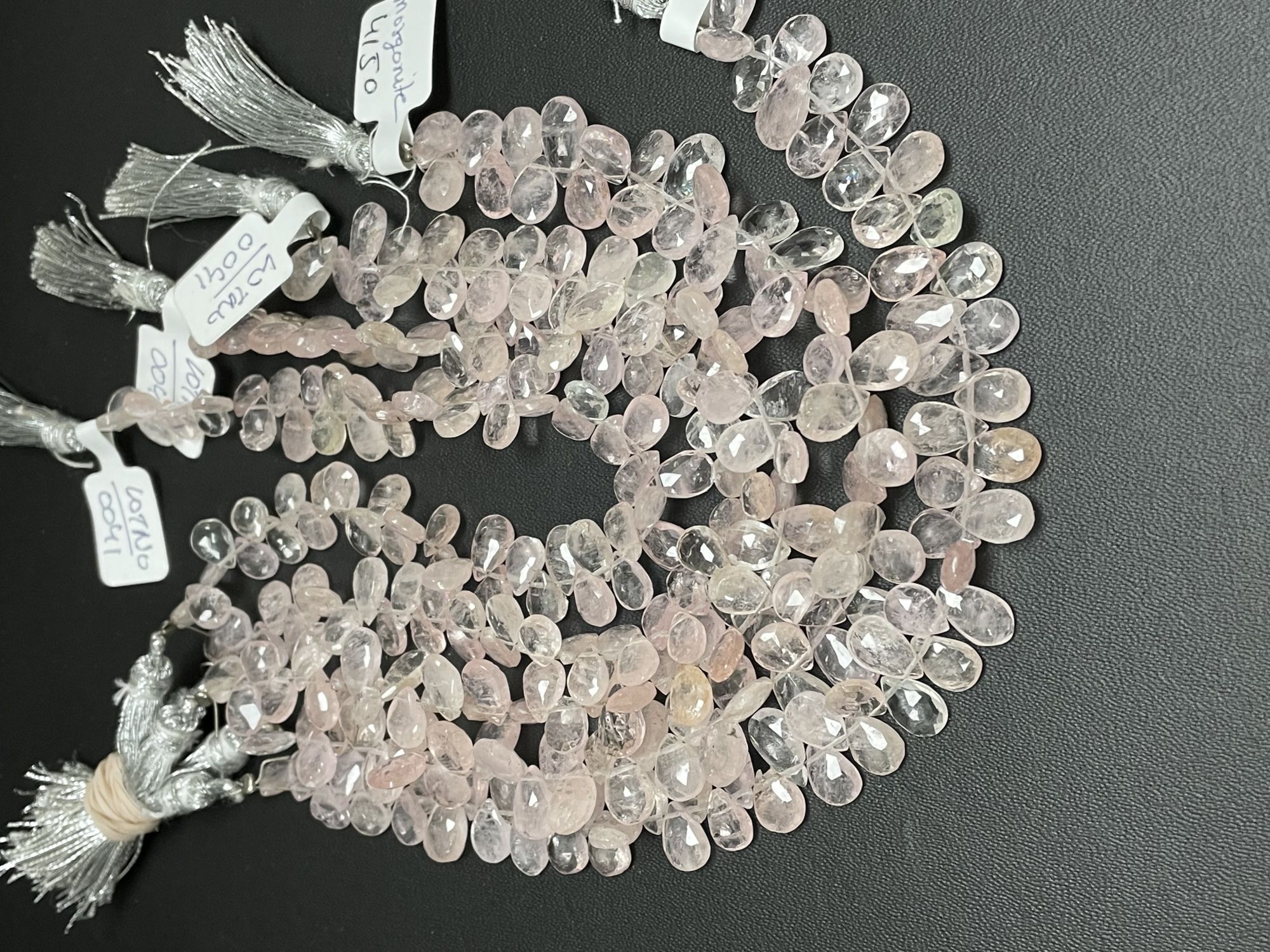 Morganite Pear Faceted