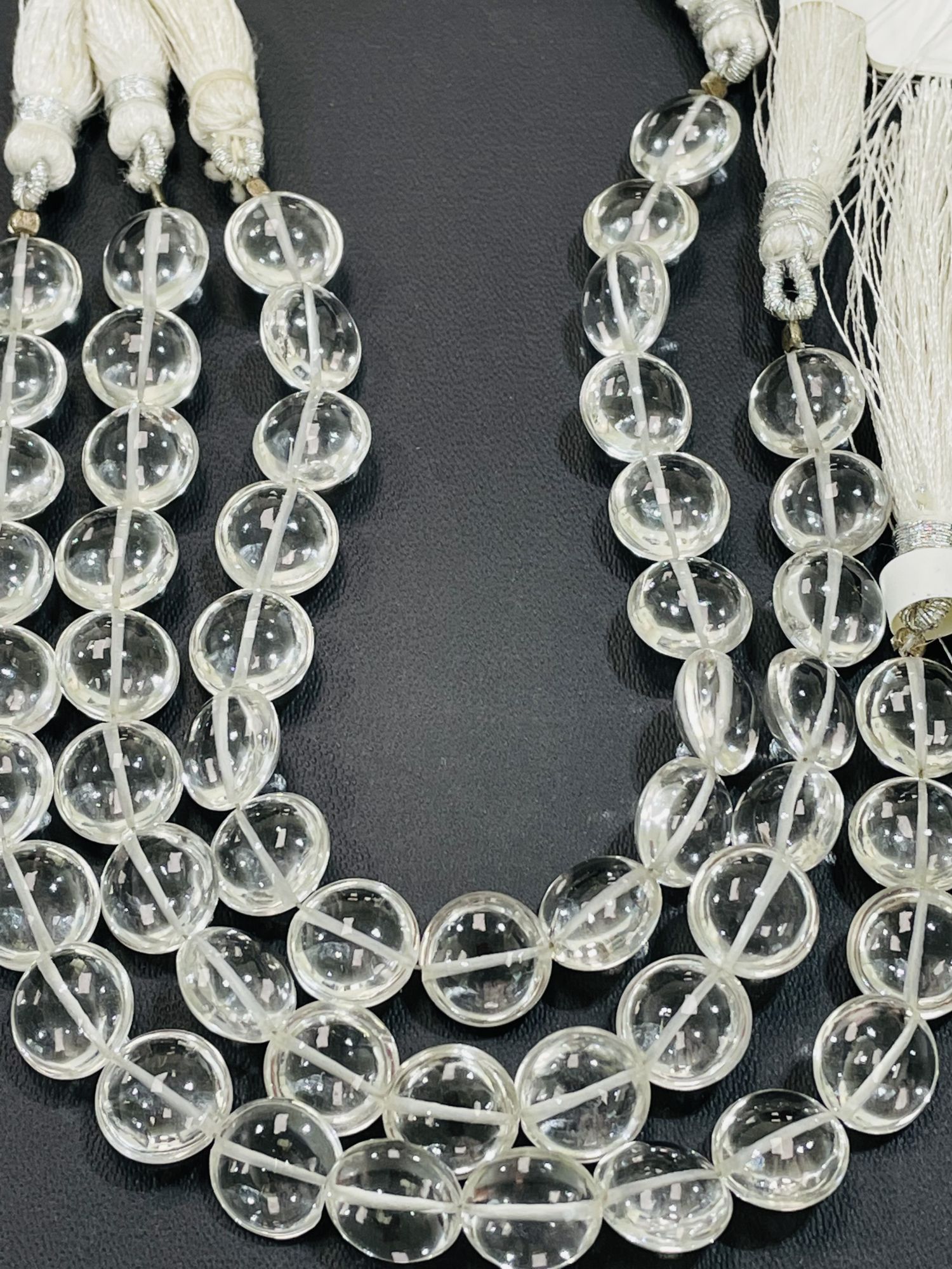 Crystal Quartz Coin Smooth