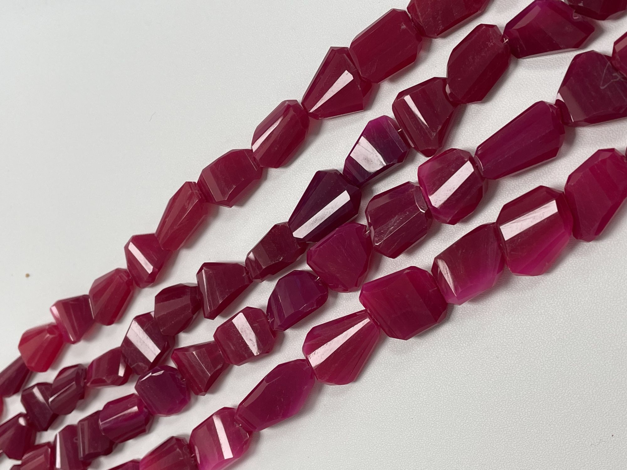 Pink Chalcedony Nugget Faceted