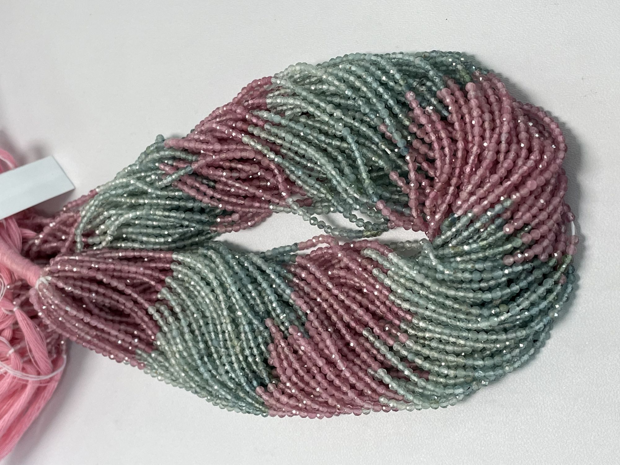 Multi Tourmaline Rondelle Faceted