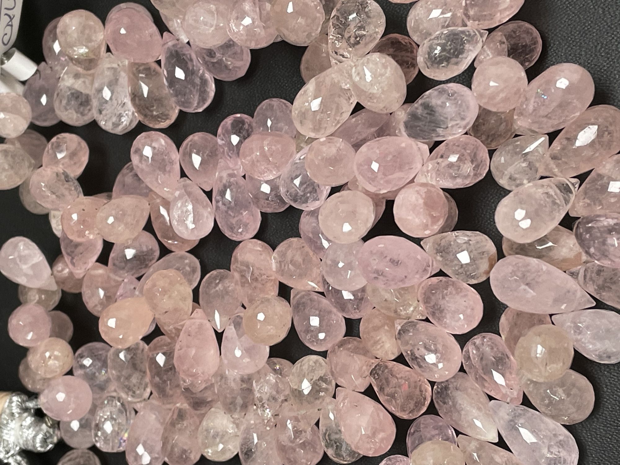 Morganite Drop Faceted