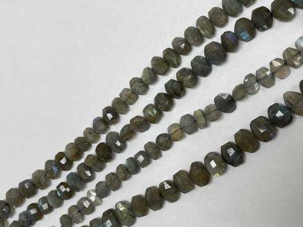 Labradorite Barrel Faceted