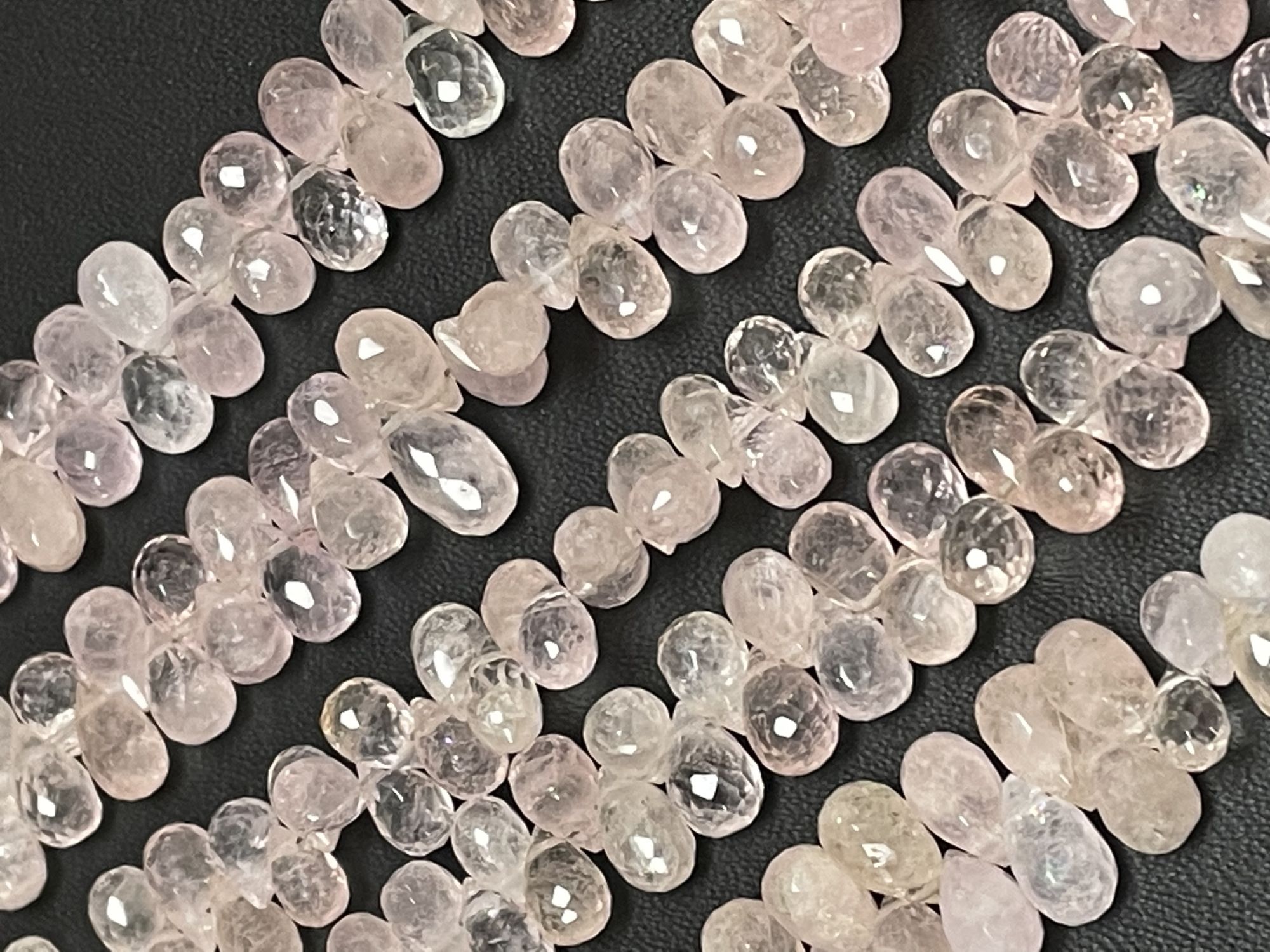 Morganite Drop Faceted