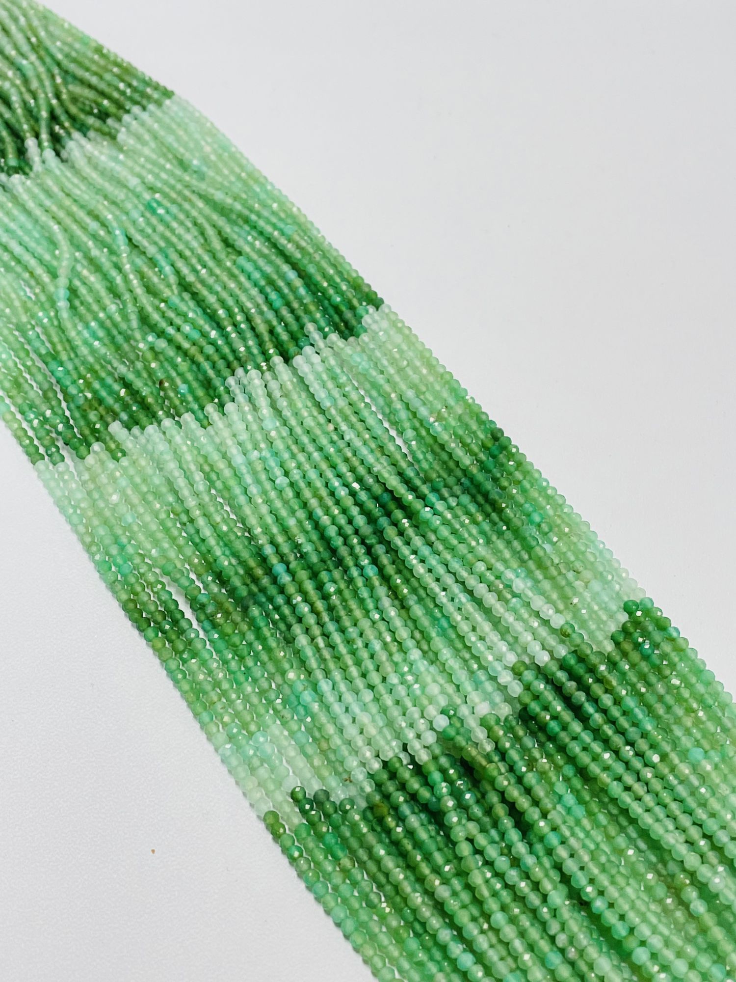 Chrysoprase Rondelle Faceted