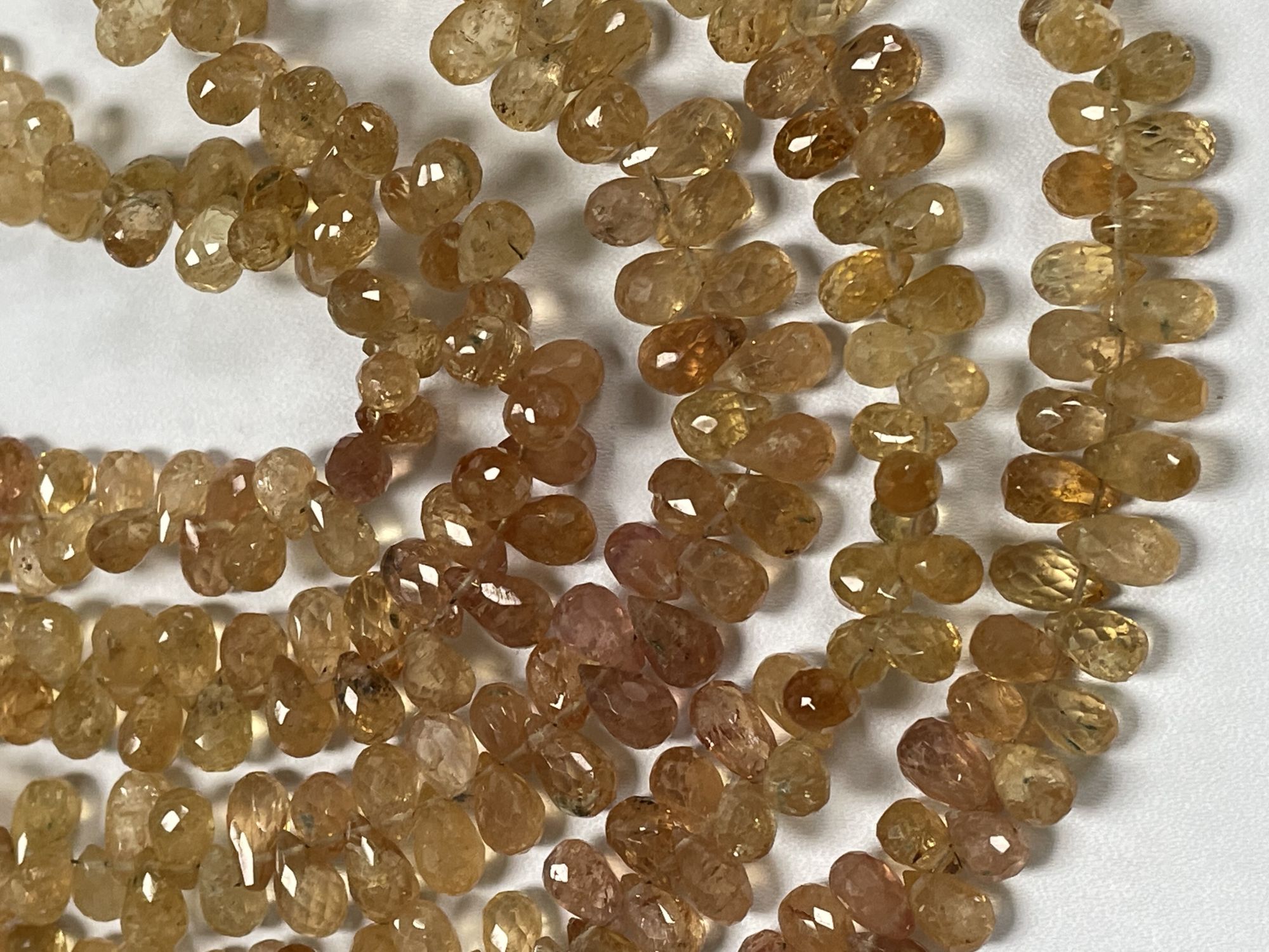 Imperial Topaz Drop Faceted
