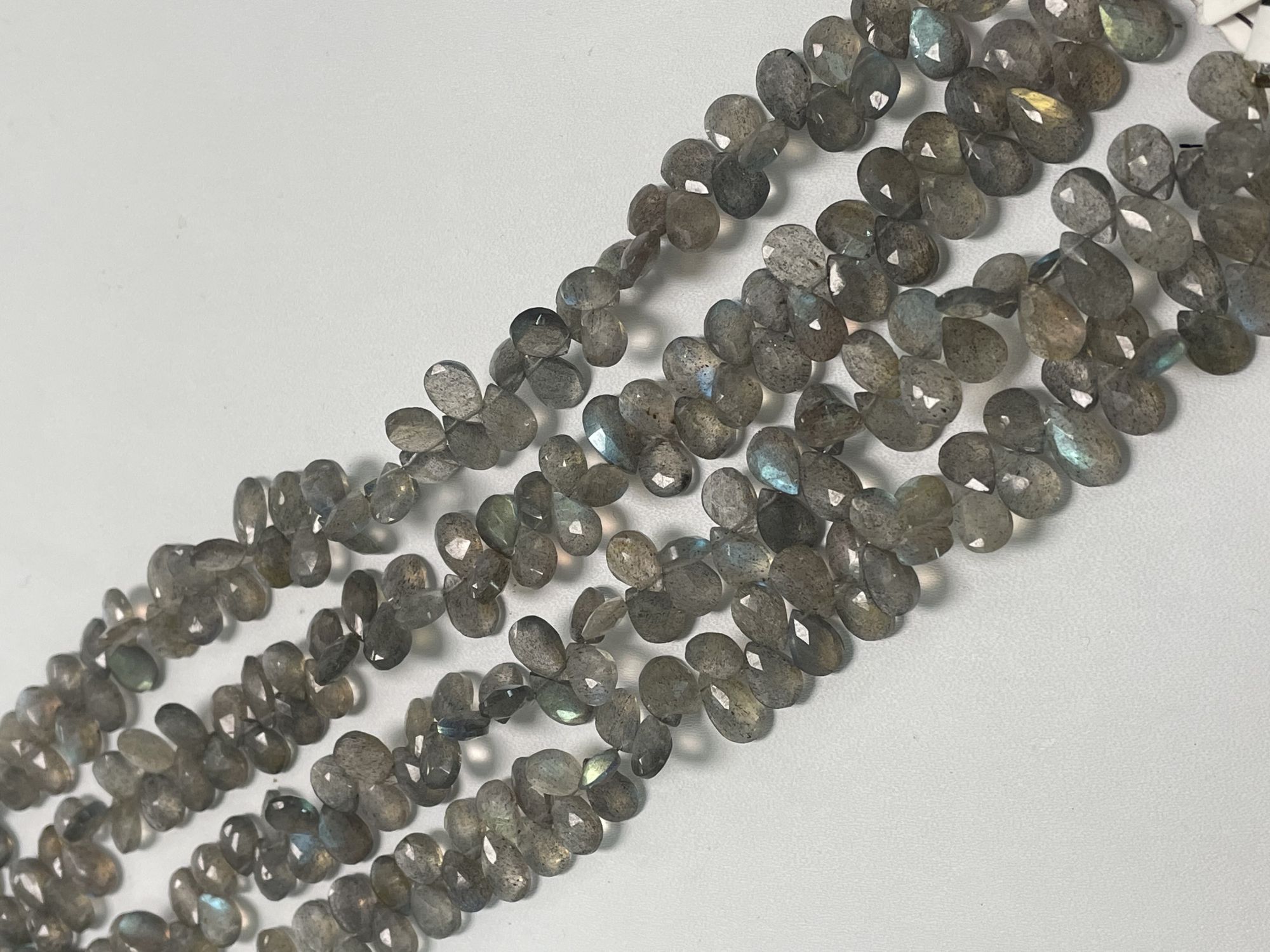 Labradorite Pear Faceted
