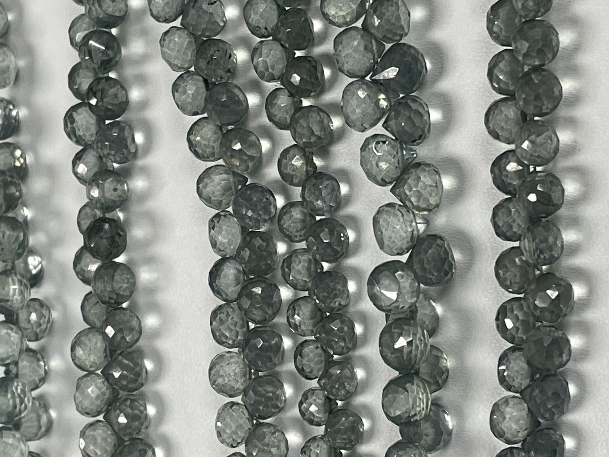 Green Mystic Quartz Onion Faceted