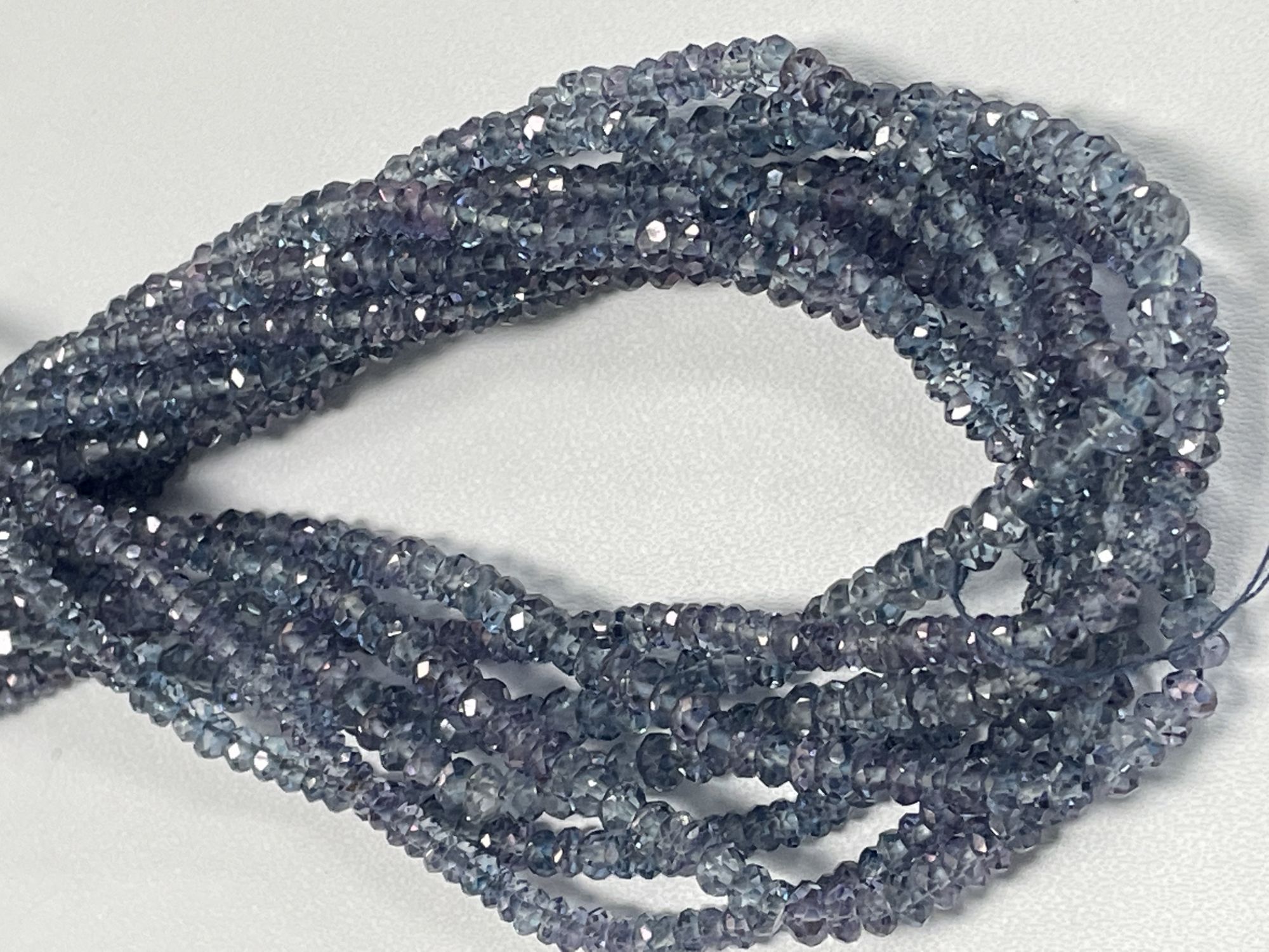 Topaz Rondelle Faceted