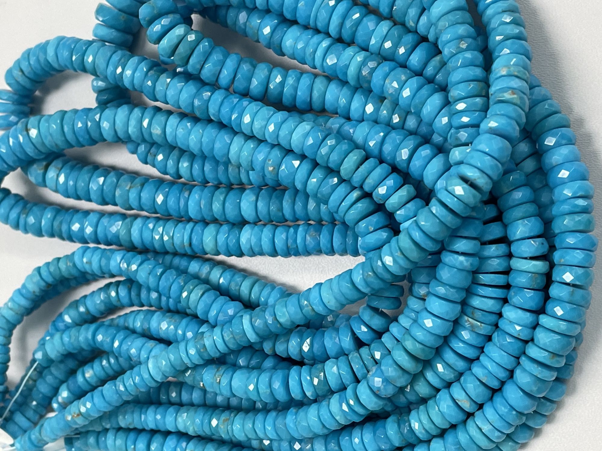 Turquoise Tire Faceted