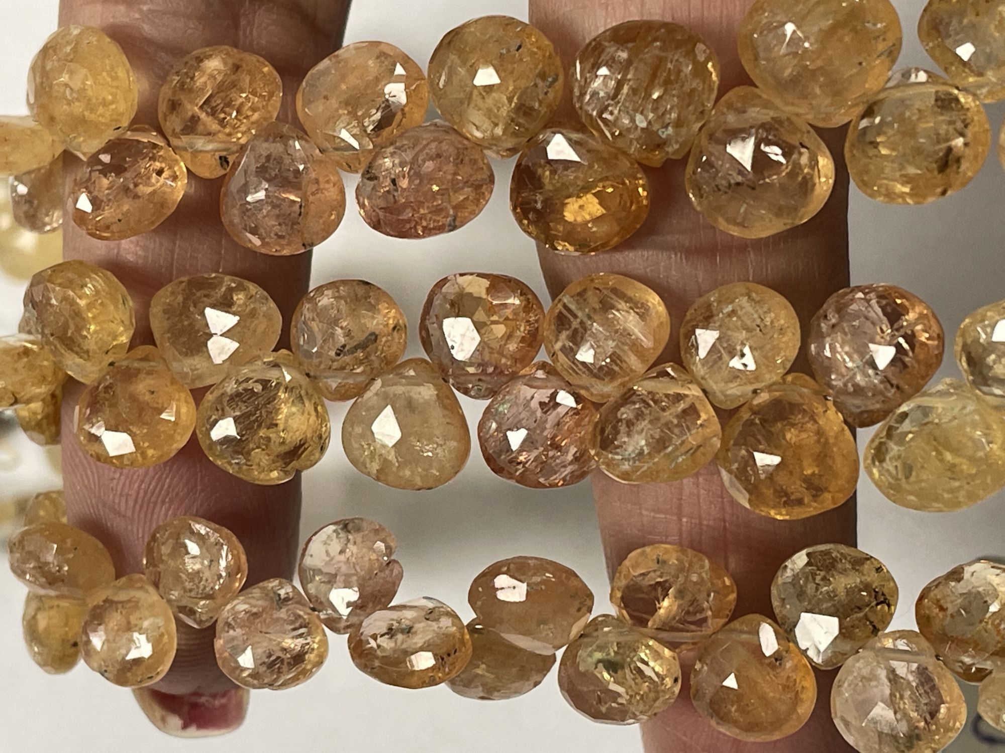 Imperial Topaz Heart Faceted