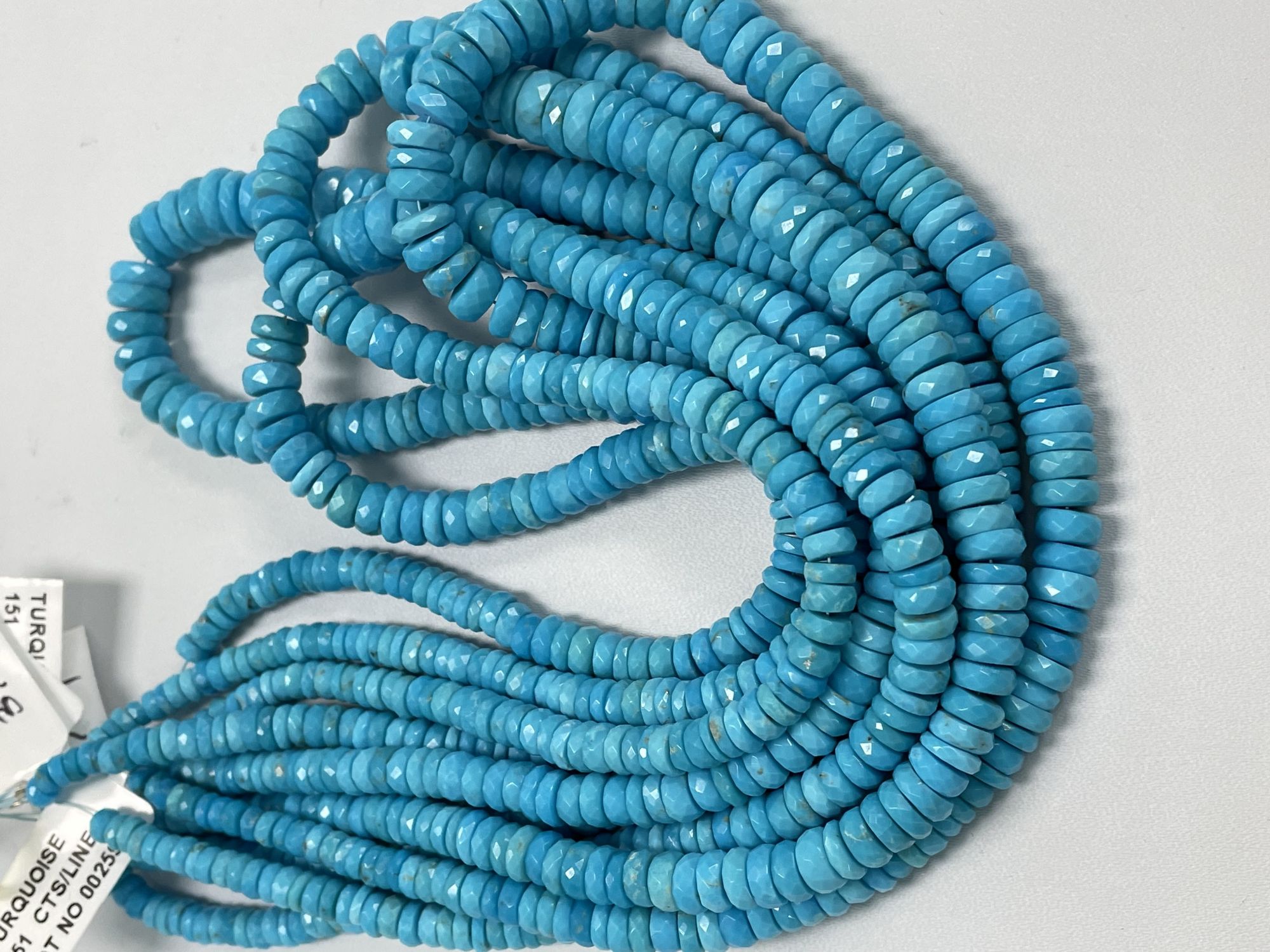 Turquoise Tire Faceted