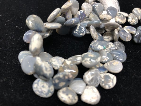 Lightning Ridge Australian Opal Hearts Smooth