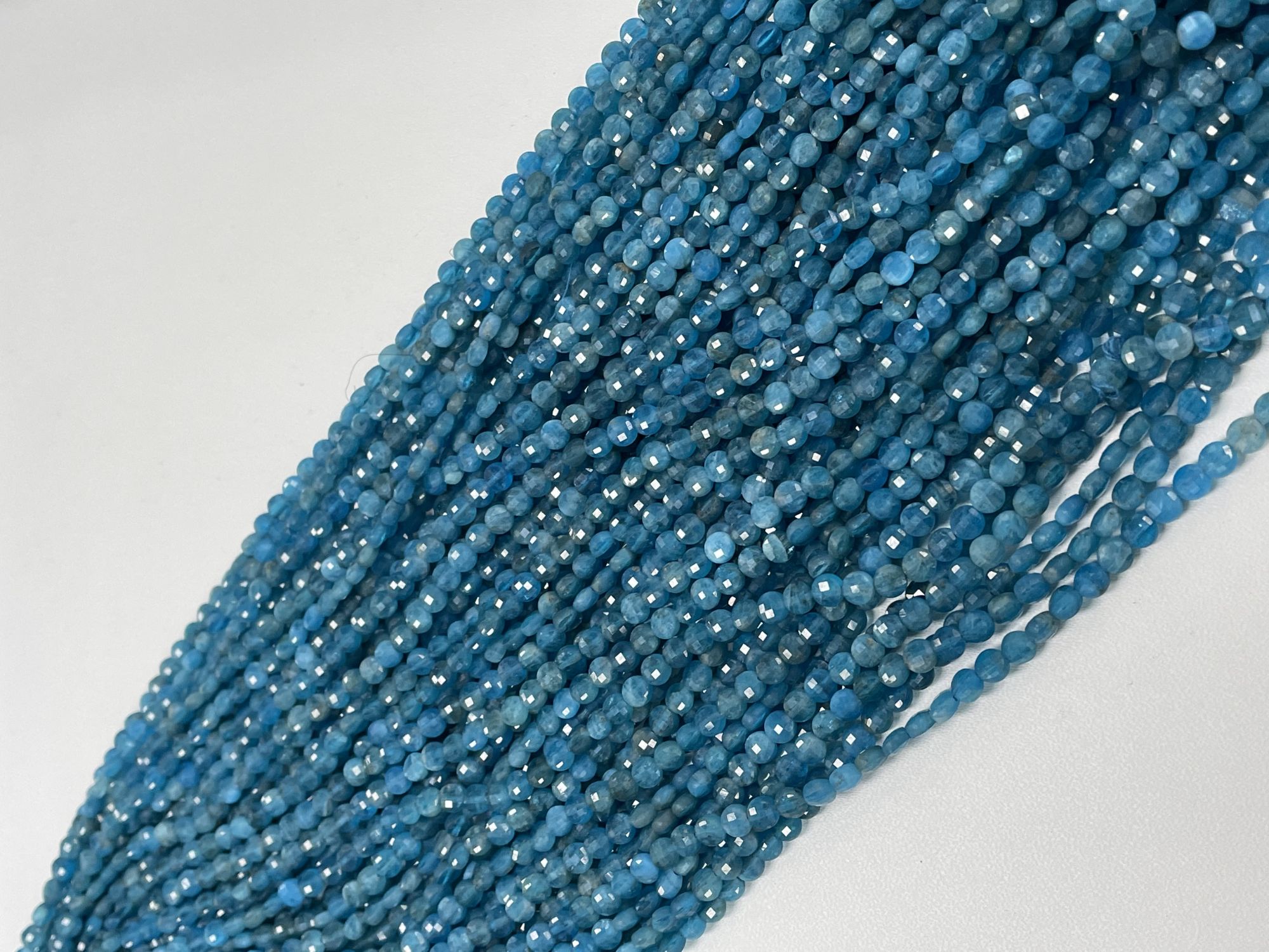 Apatite Coin Faceted
