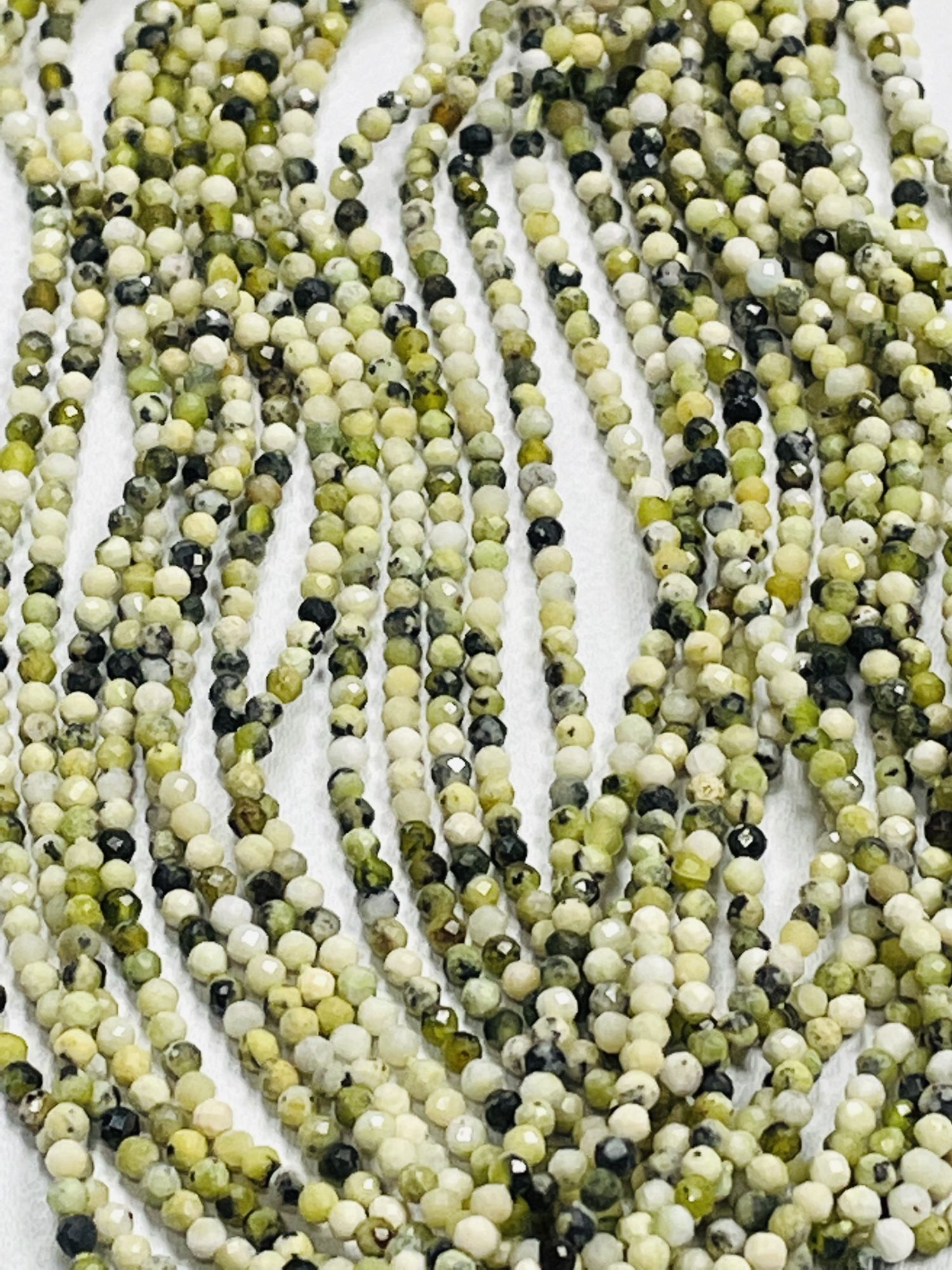 Shaded Opal Rondelle Faceted