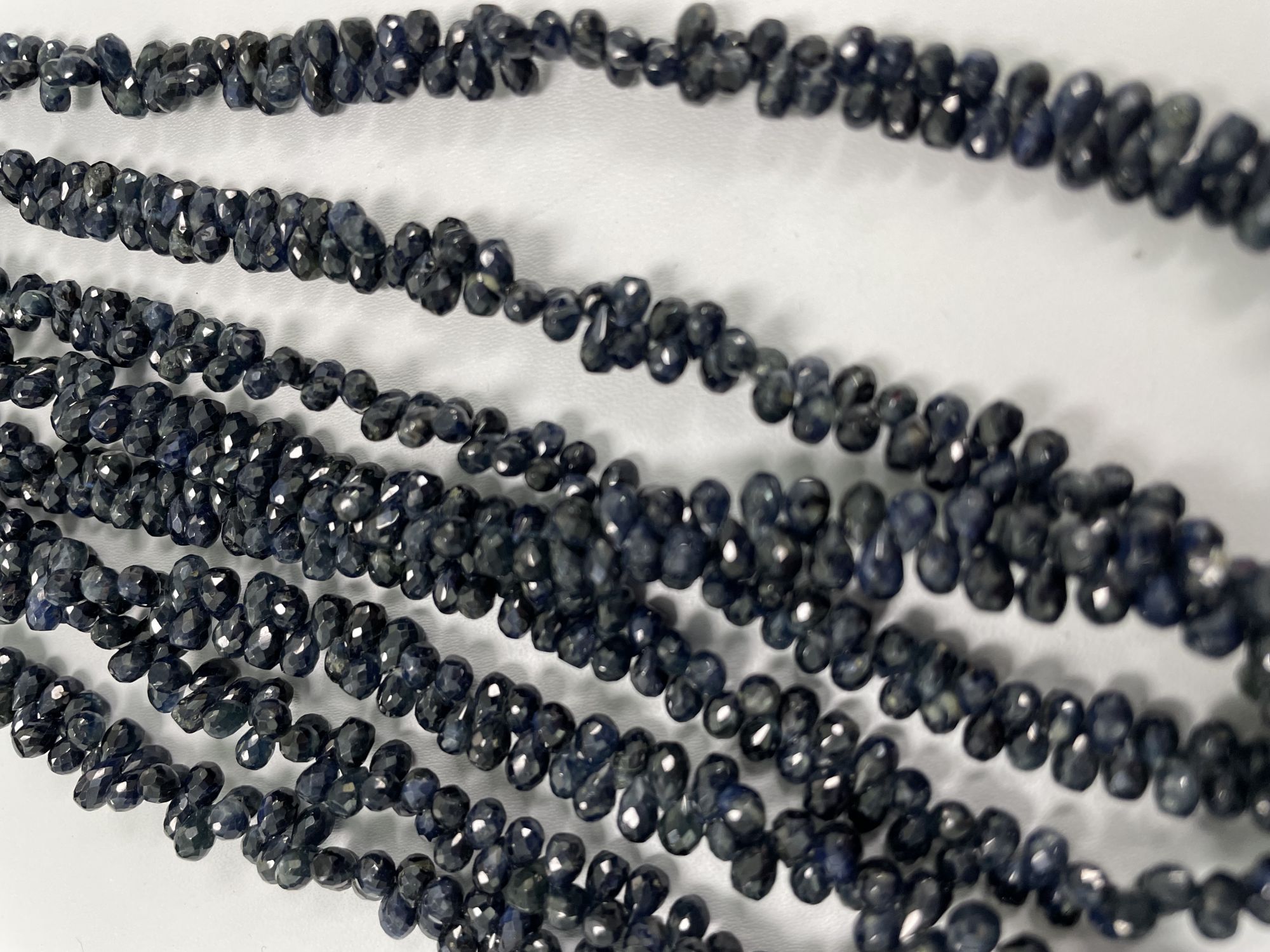 Navy Blue Madagascar Sapphire Drops