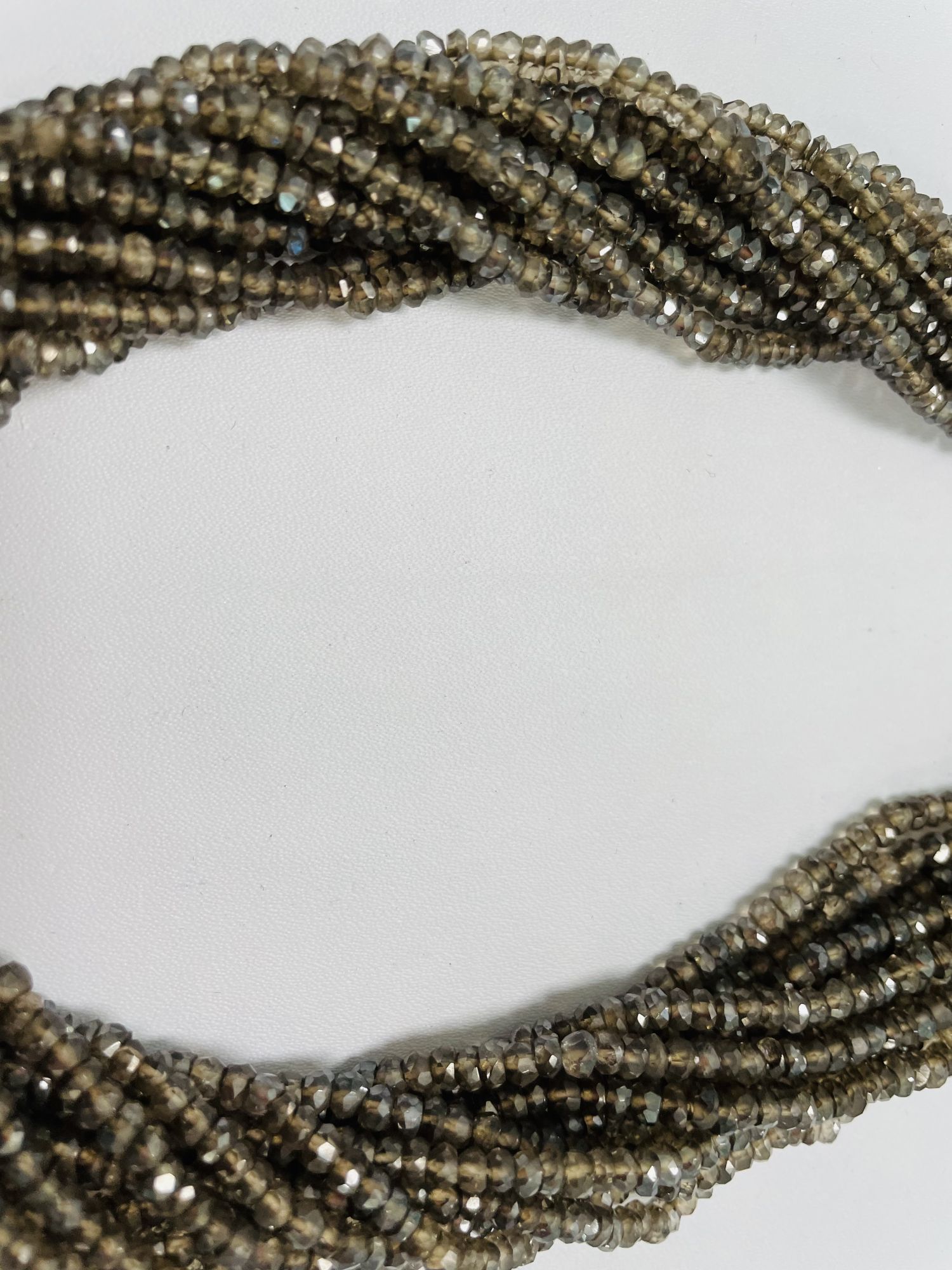 Mystic Quartz Rondelle Faceted