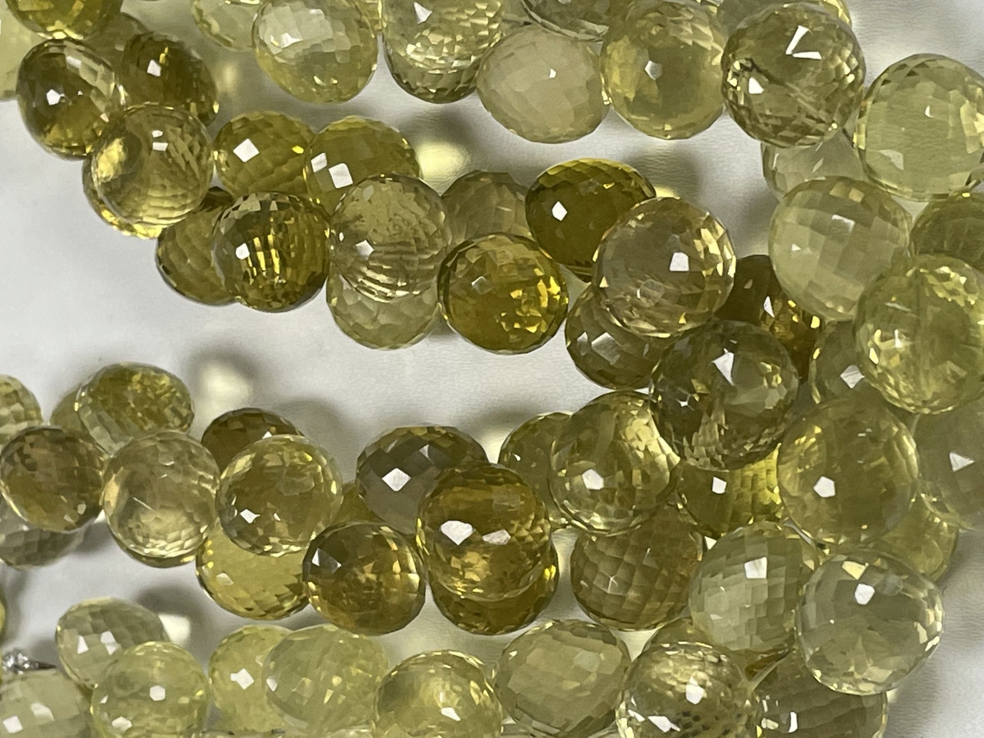Lemon Quartz Onion Faceted