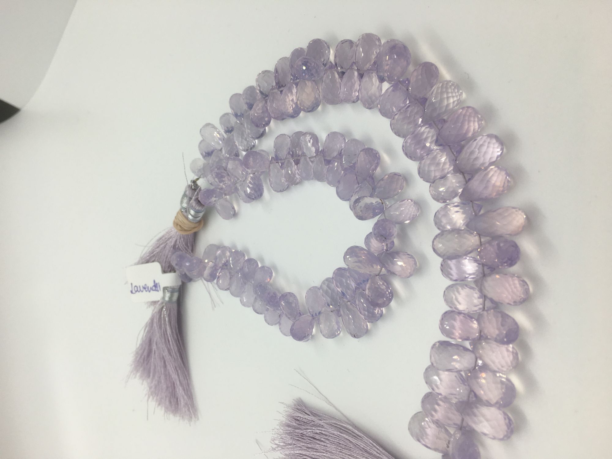 Scorolite Drops Faceted