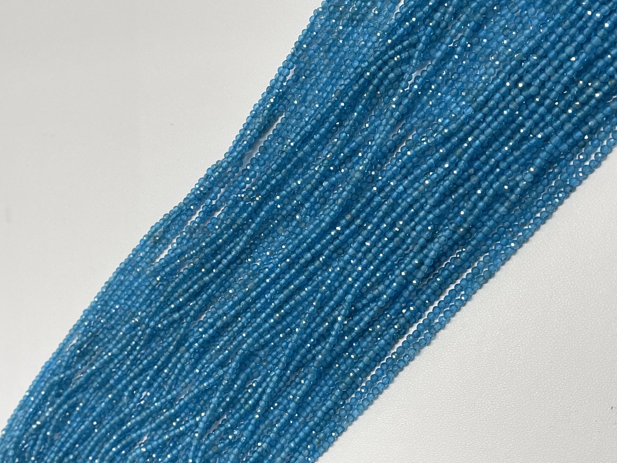 Neon Apatite Rondelle Faceted