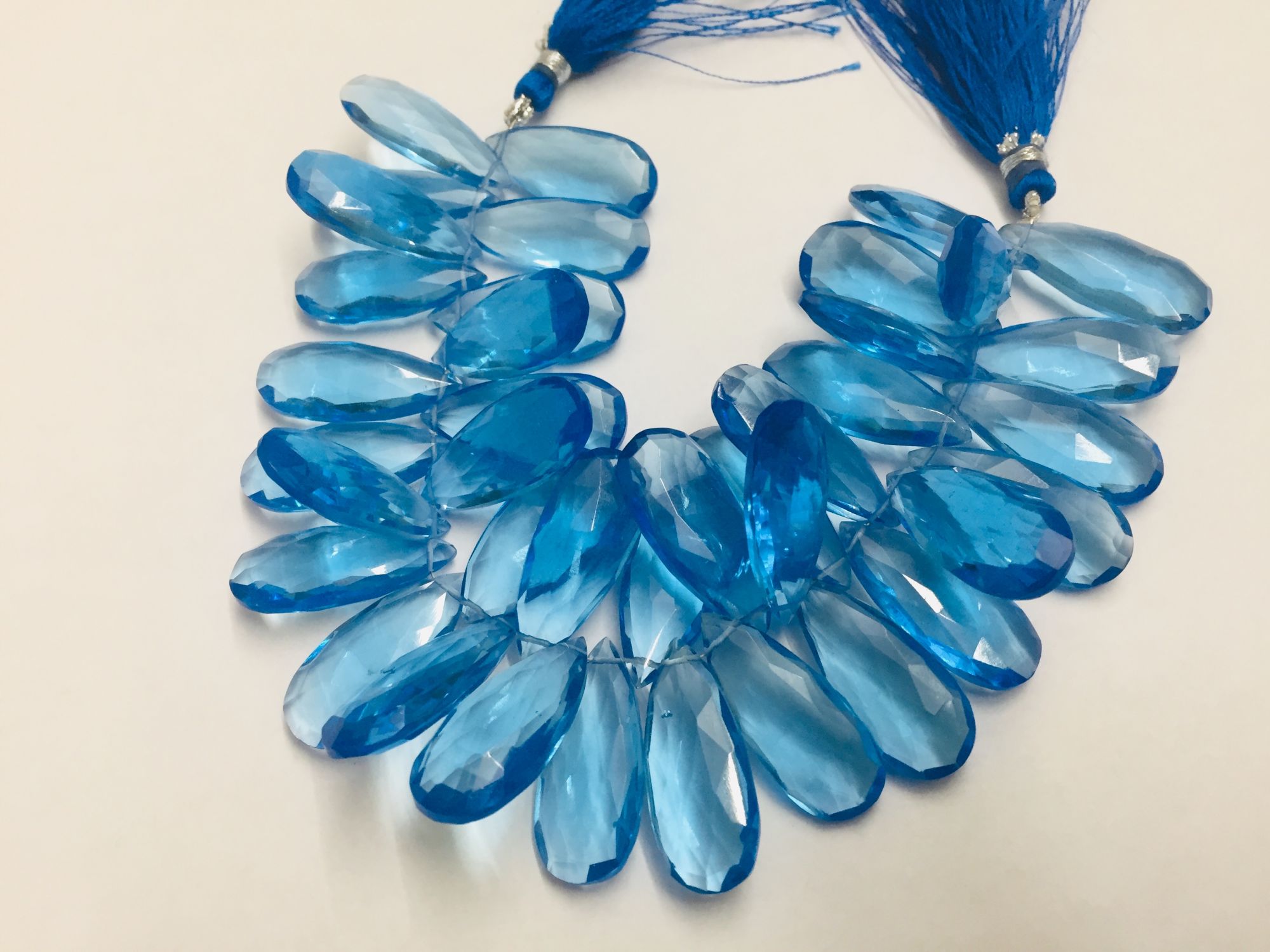 Hydro Quartz Pears Faceted