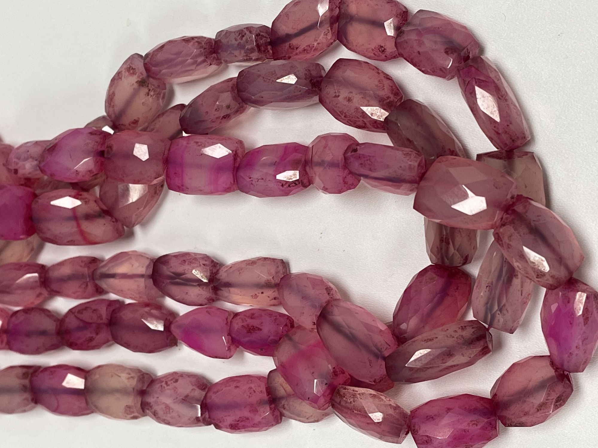 Pink Chalcedony Nugget Faceted