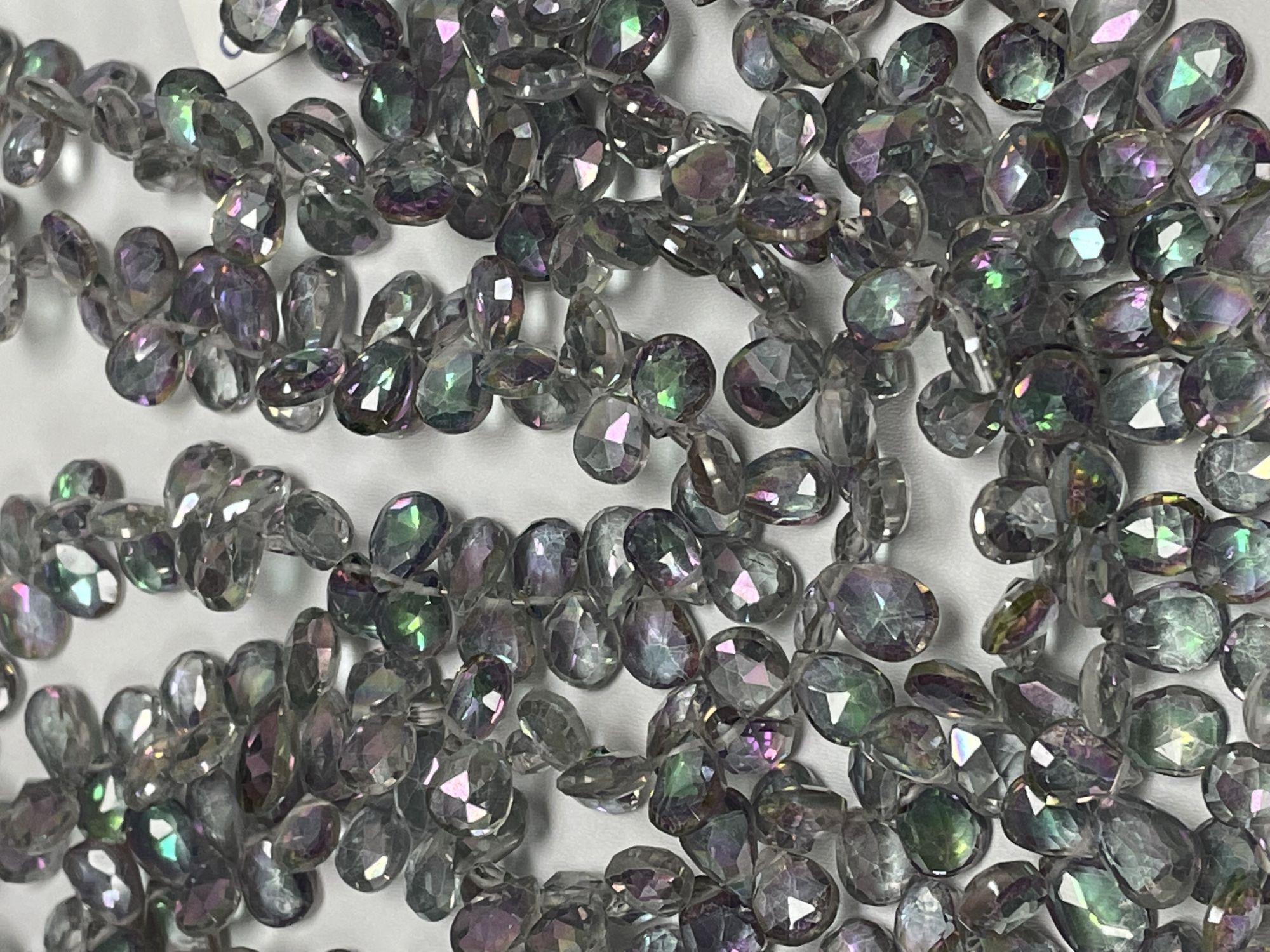 Mystic Topaz Pear Faceted
