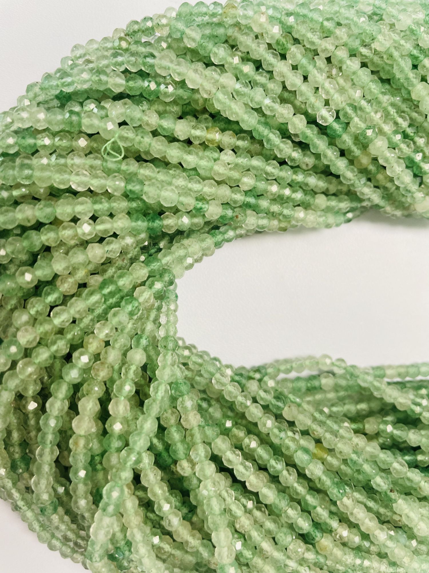 Aventurine Rondelle Faceted