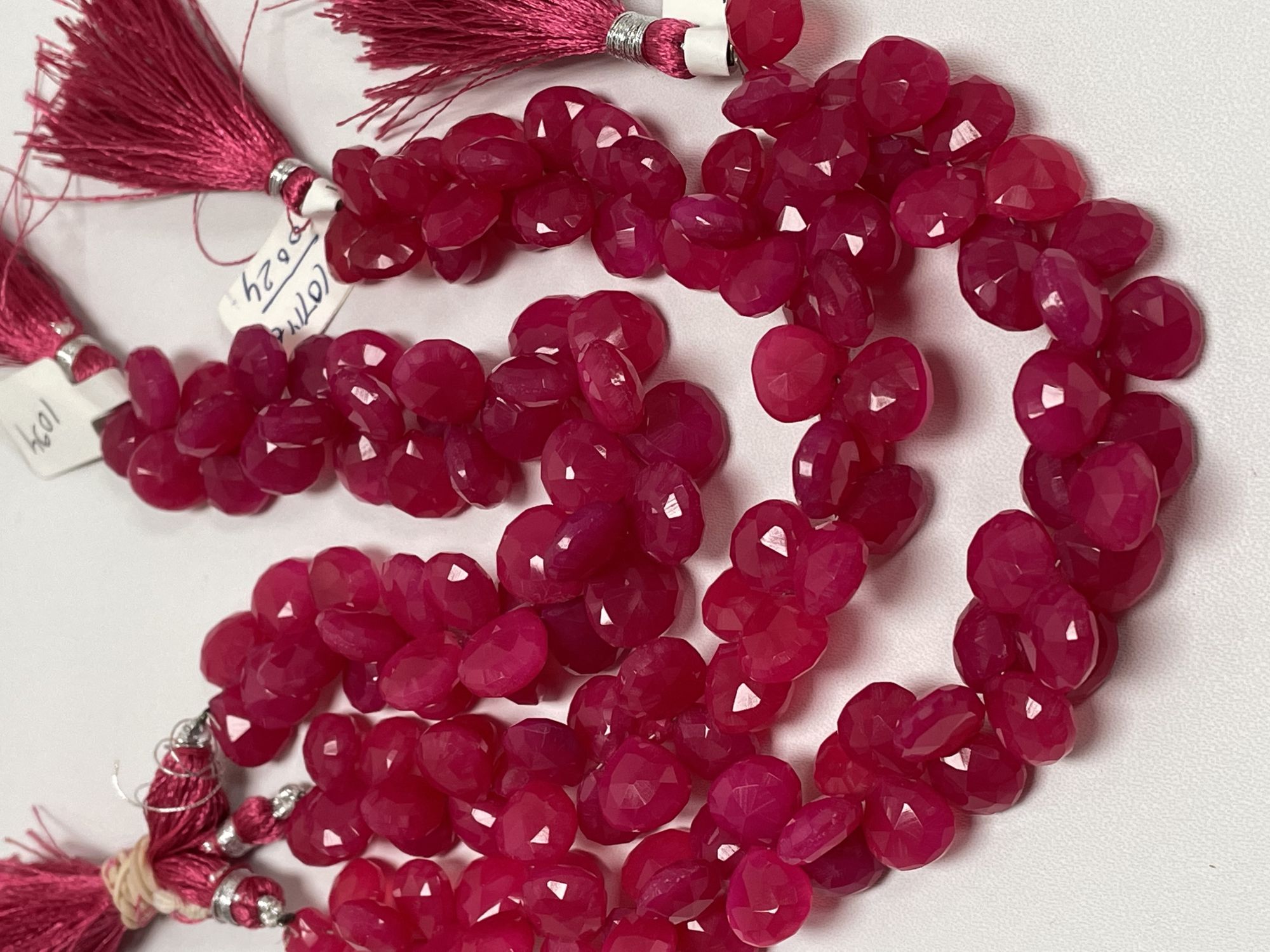 Chalcedony Heart Faceted