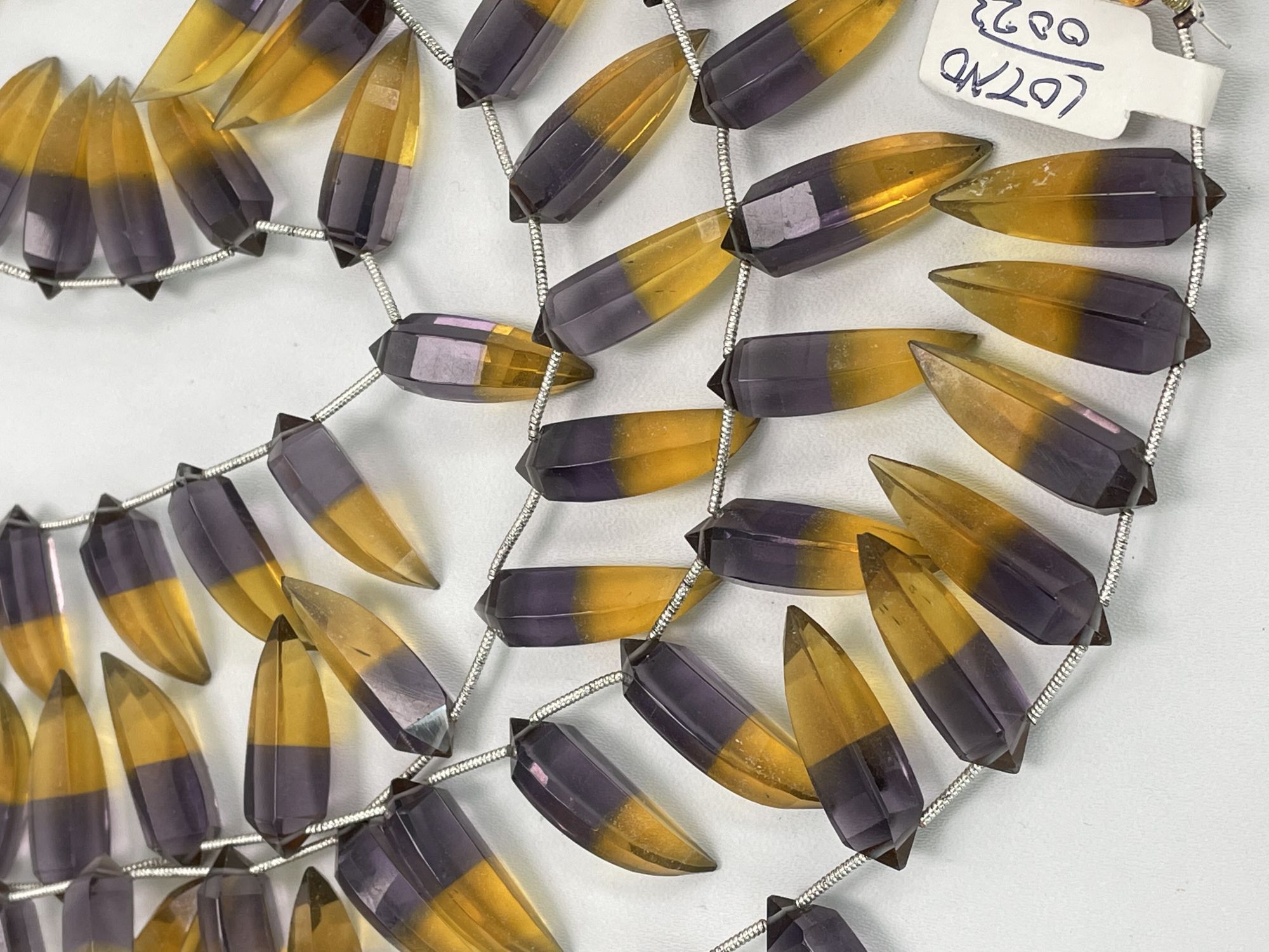 Ametrine Hydro Quartz Okra Faceted