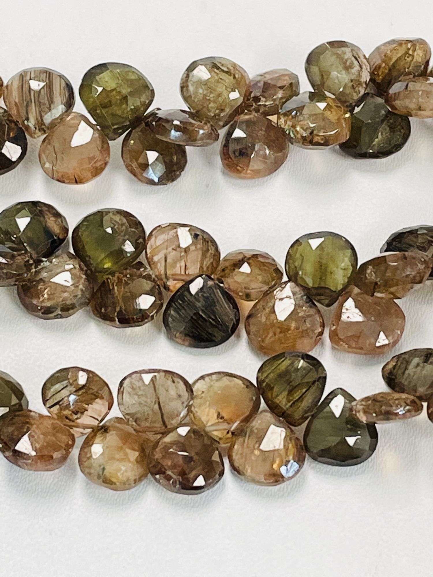 Andalusite Heart Faceted