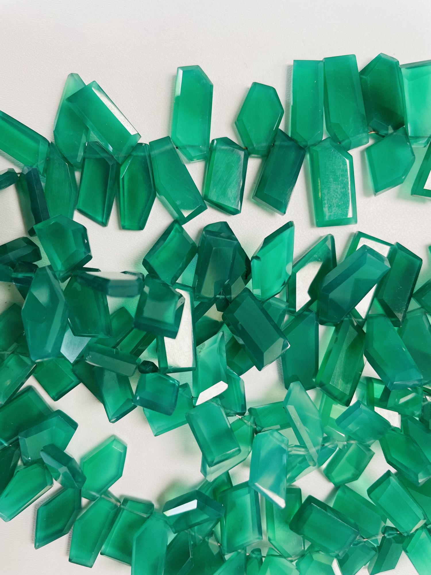 Green Onyx Funky Slices