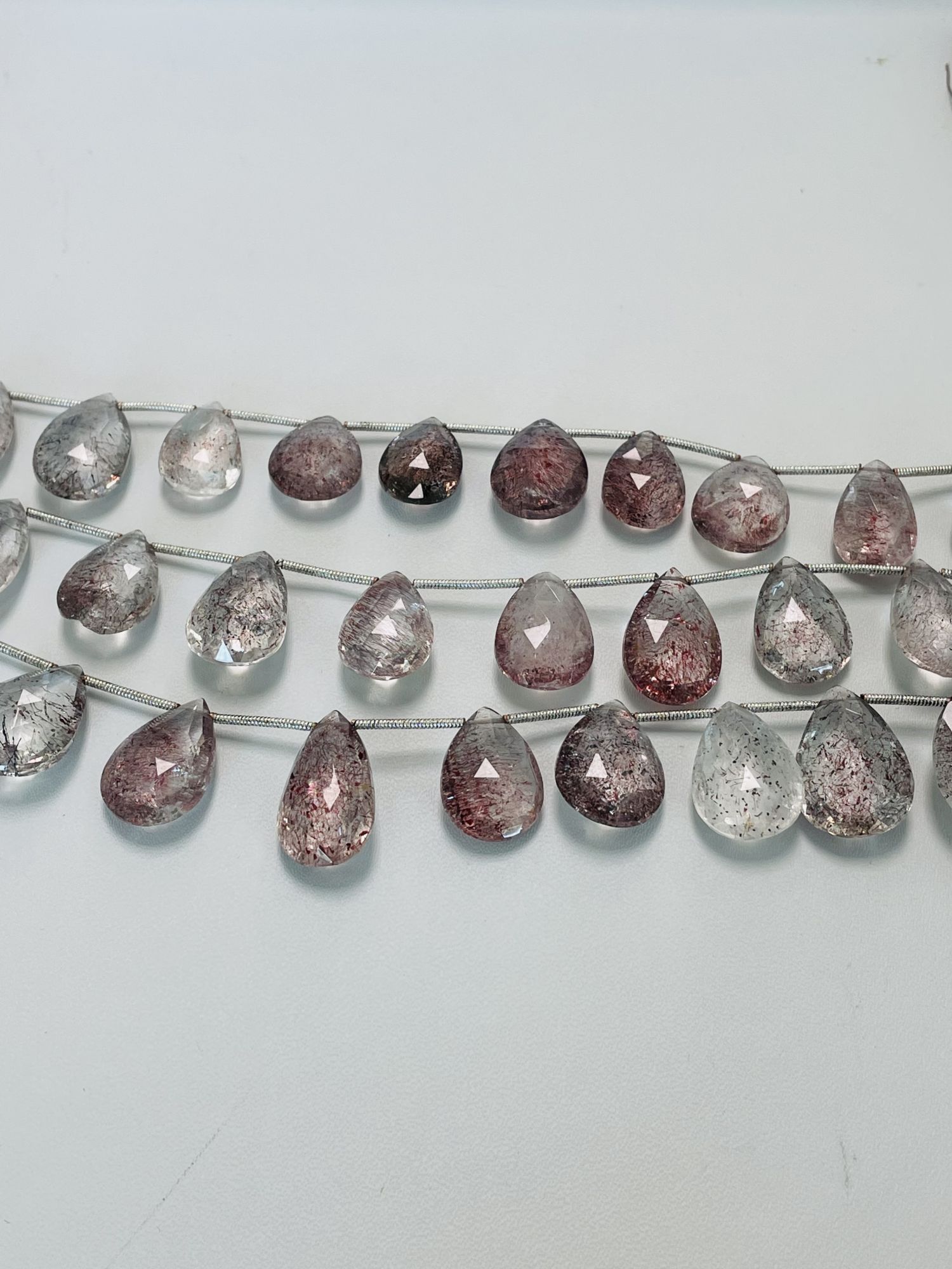 Moss Amethyst Pear Faceted