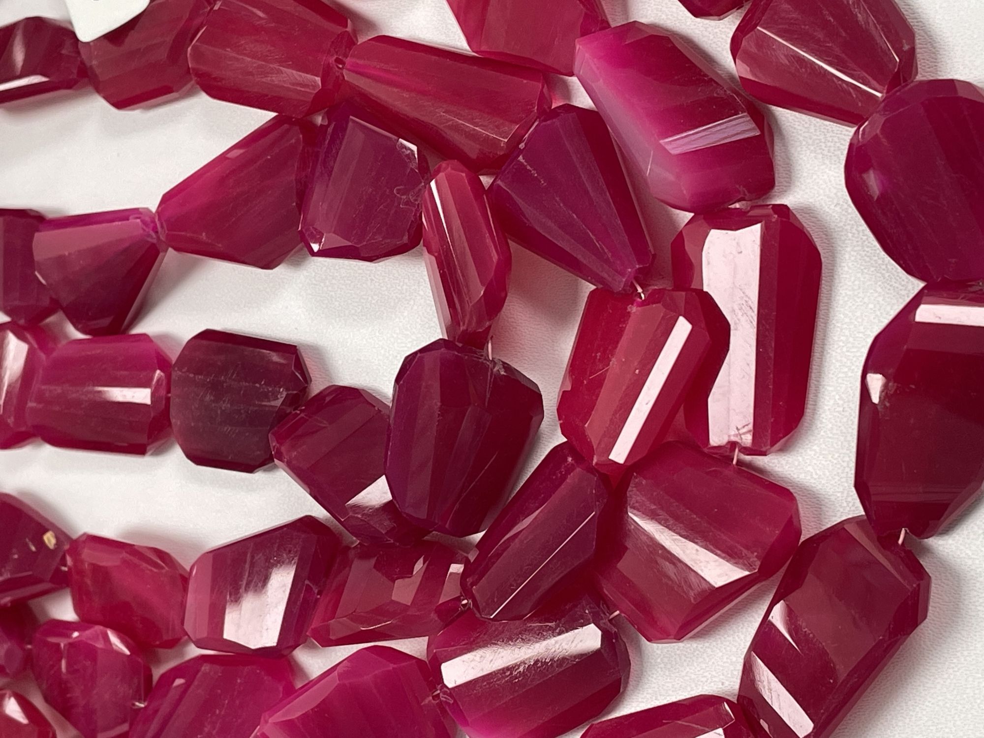 Pink Chalcedony Nugget Faceted