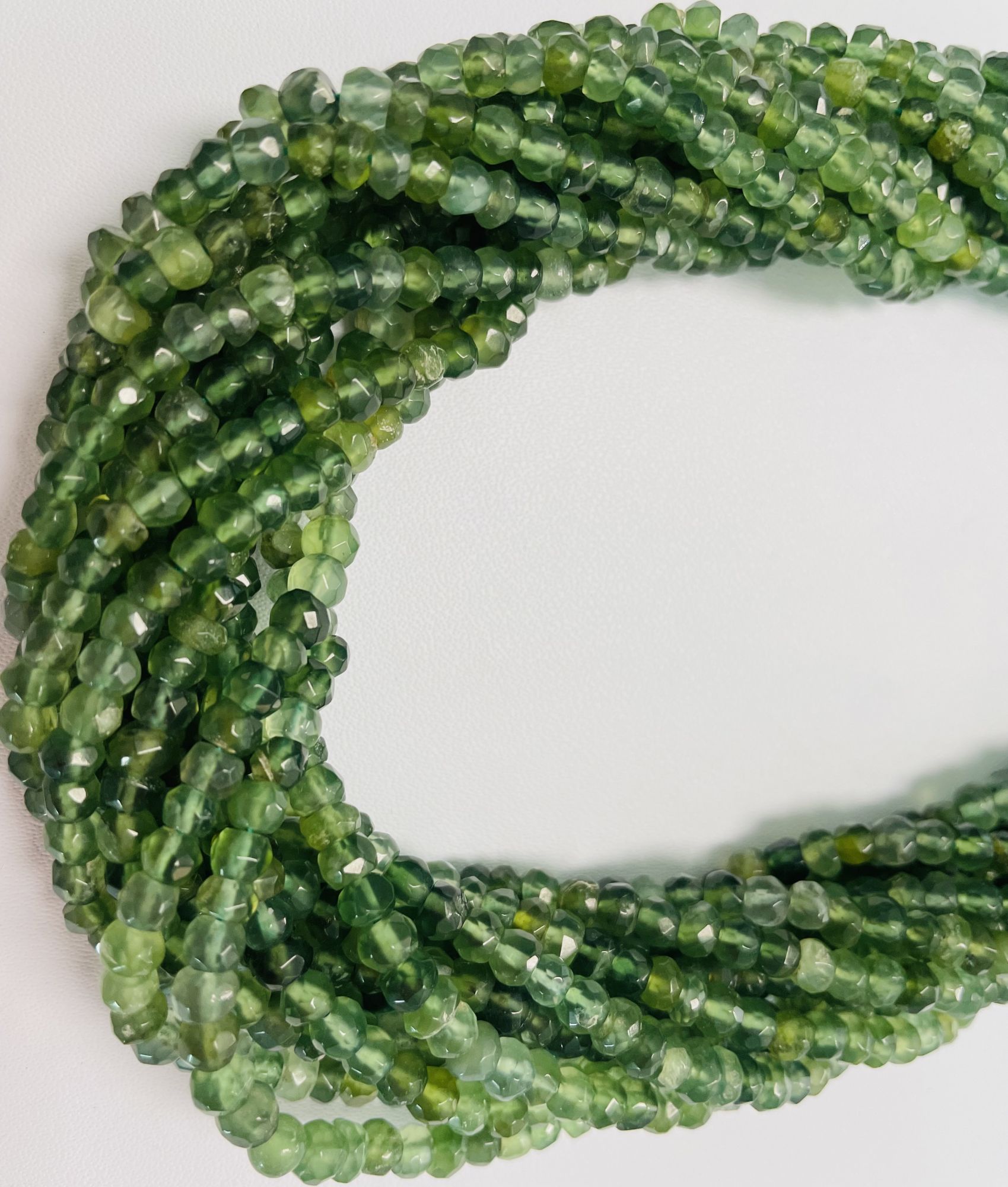 Aventurine Rondelle Faceted