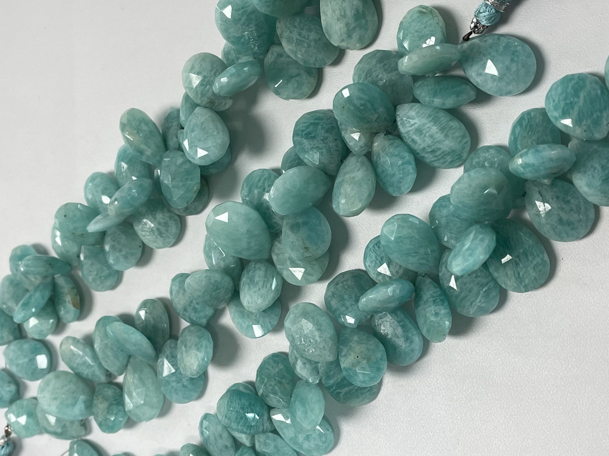 Amazonite Pear Faceted