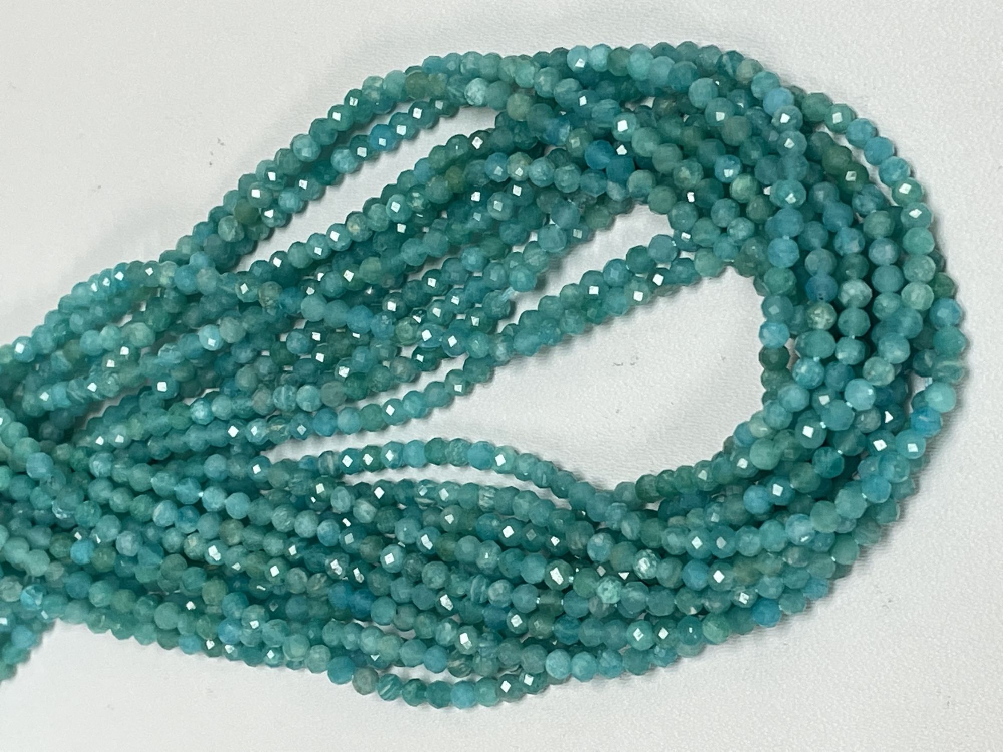 Amazonite Rondelle Faceted