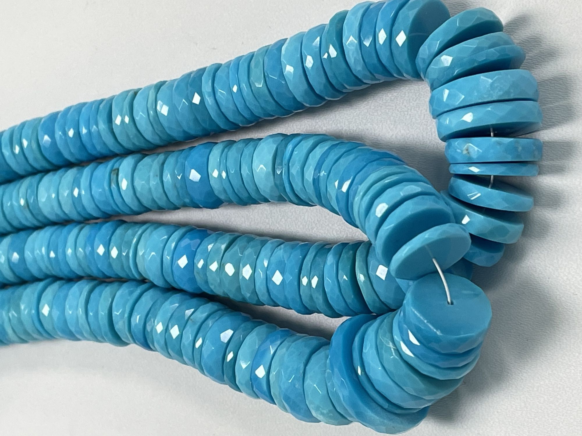 Turquoise Tire Faceted