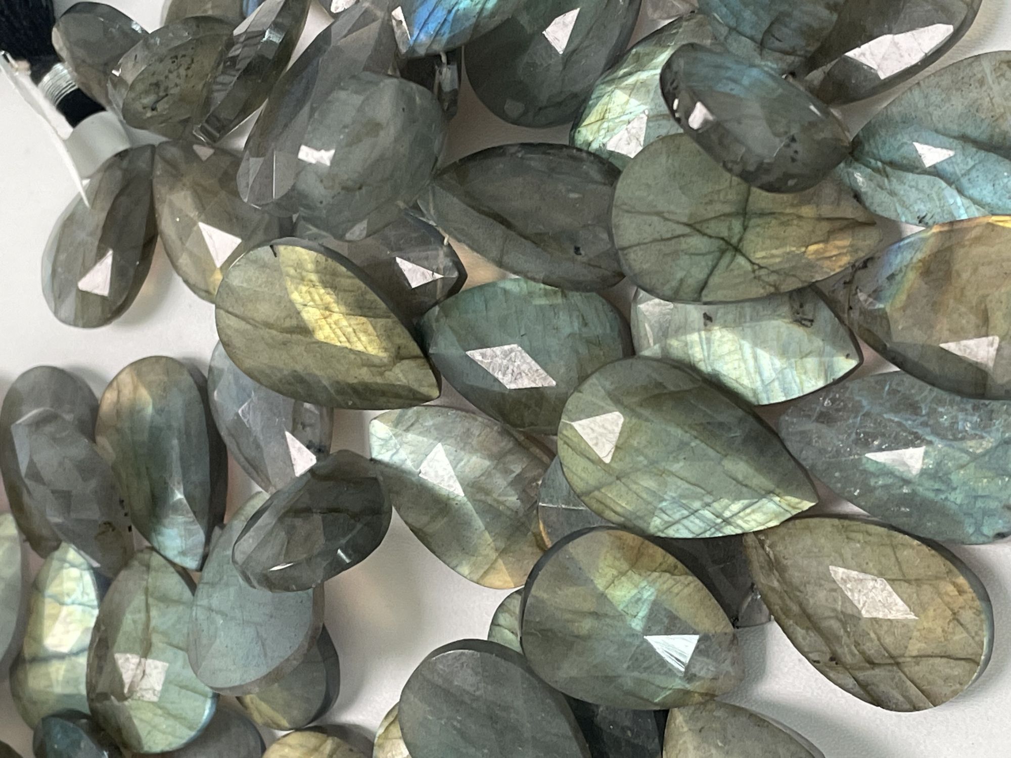 Labradorite Pear Faceted