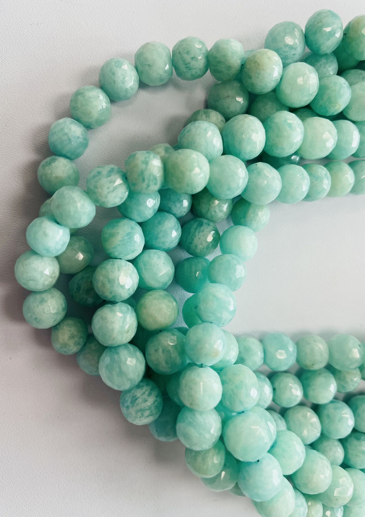 Amazonite Round Faceted