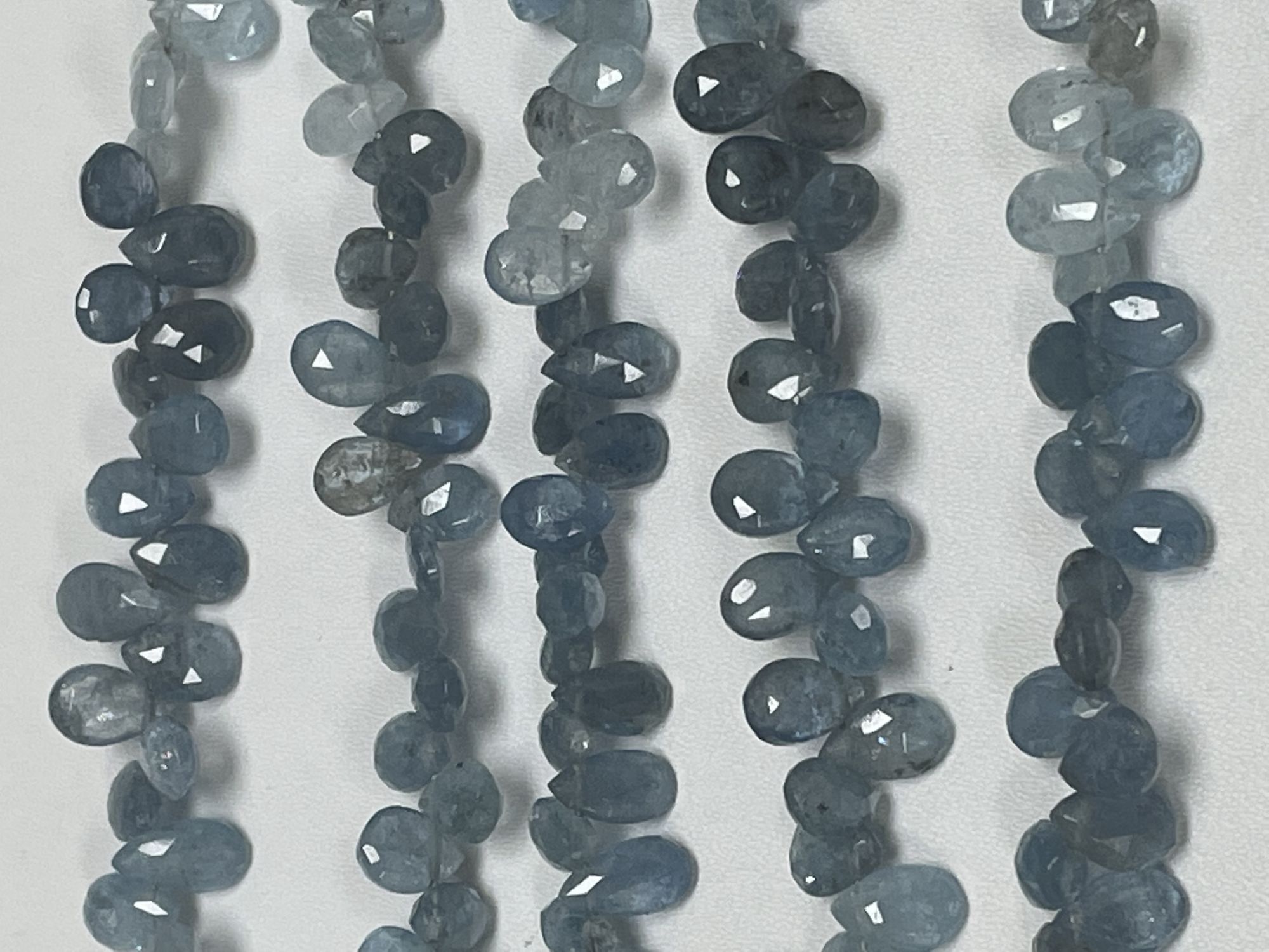 Aquamarine Pear Faceted