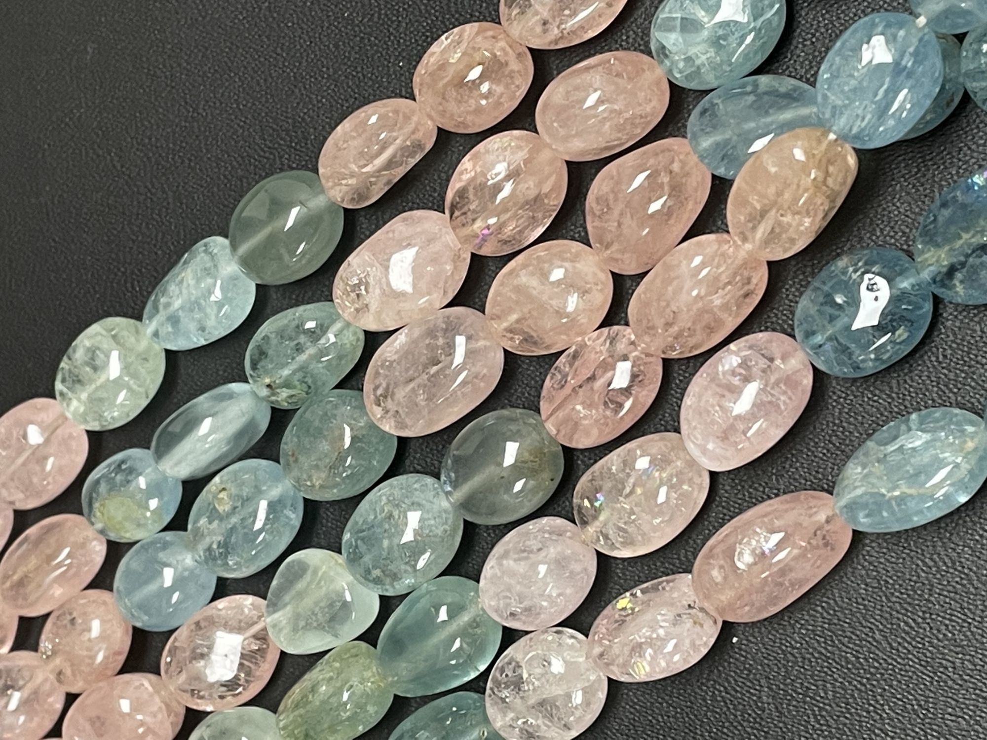 Multi Aquamarine Nugget Smooth