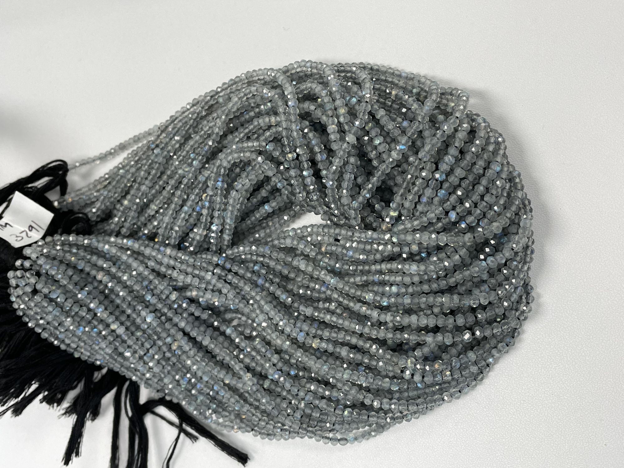 Labradorite Rondelle Faceted