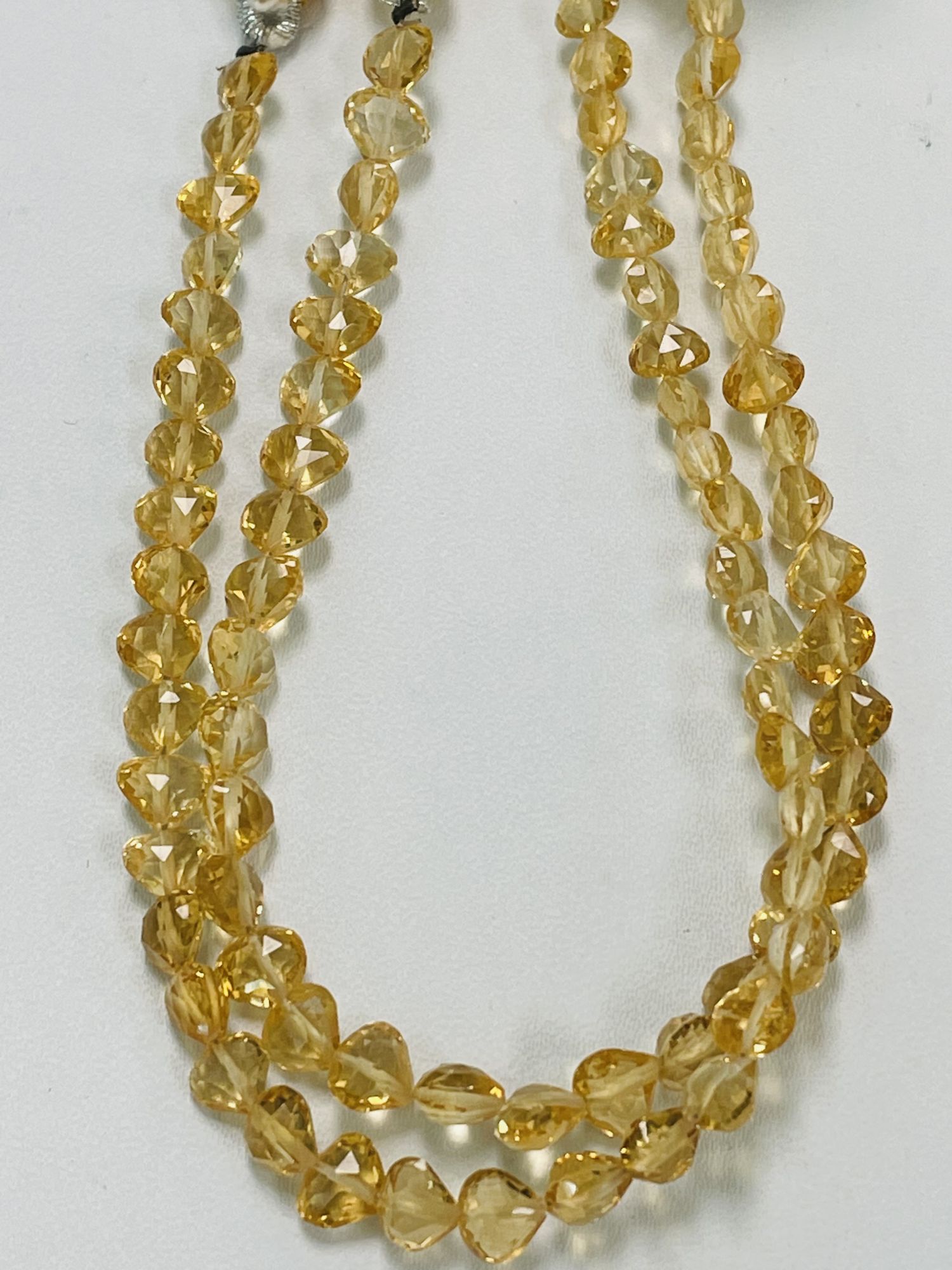 Citrine Heart Faceted
